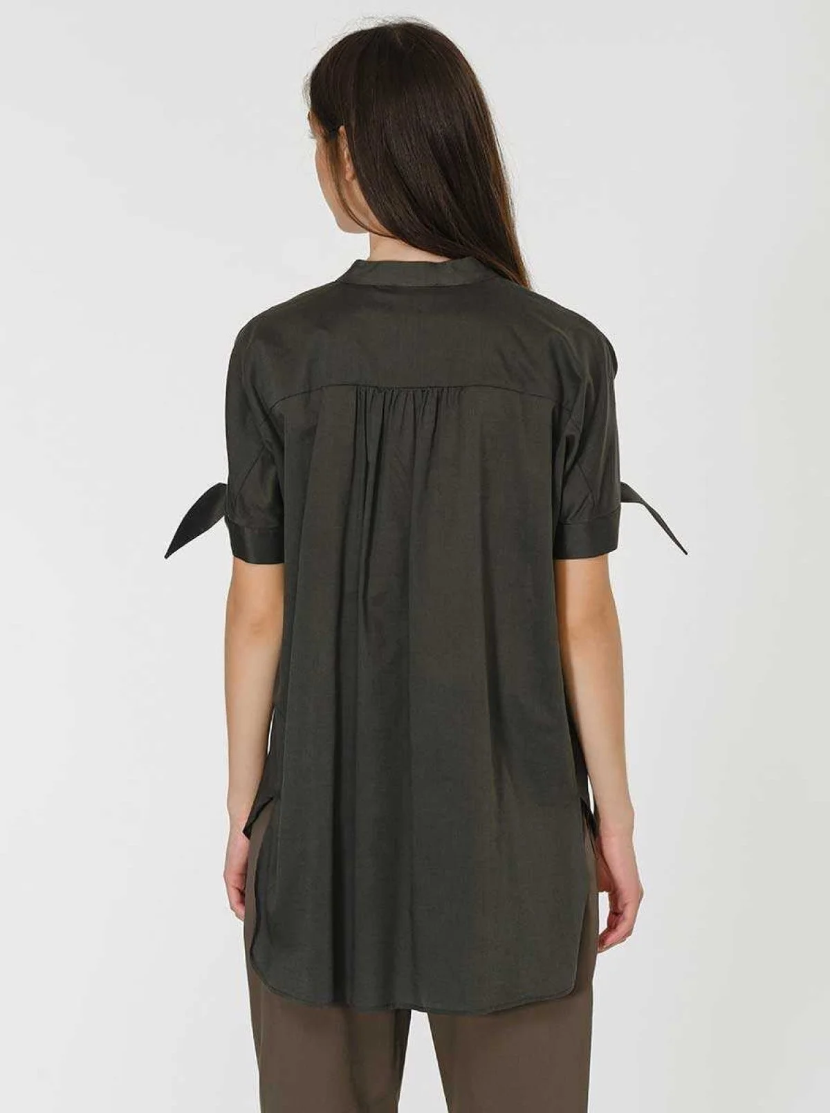 Kol Detaylı Tunik Antrasit - 2