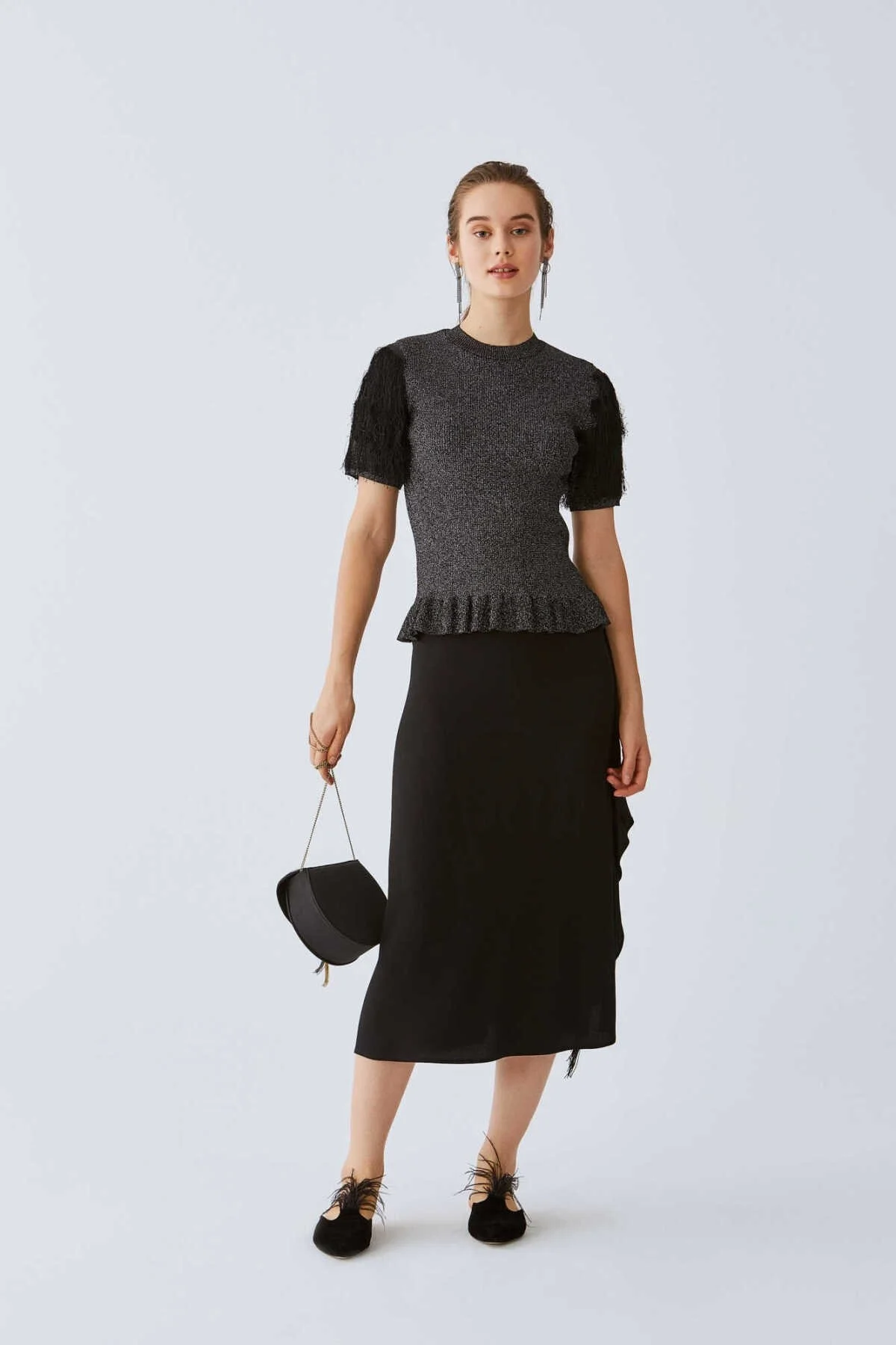  Kolları Püsküllü Triko Standart Renk - 2