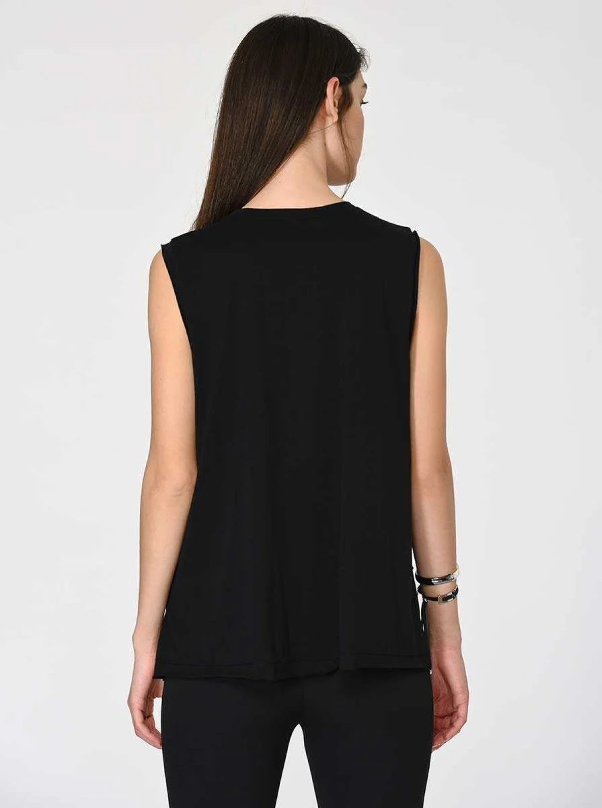 Kuş Detaylı Kadın T-Shirt Siyah - 2