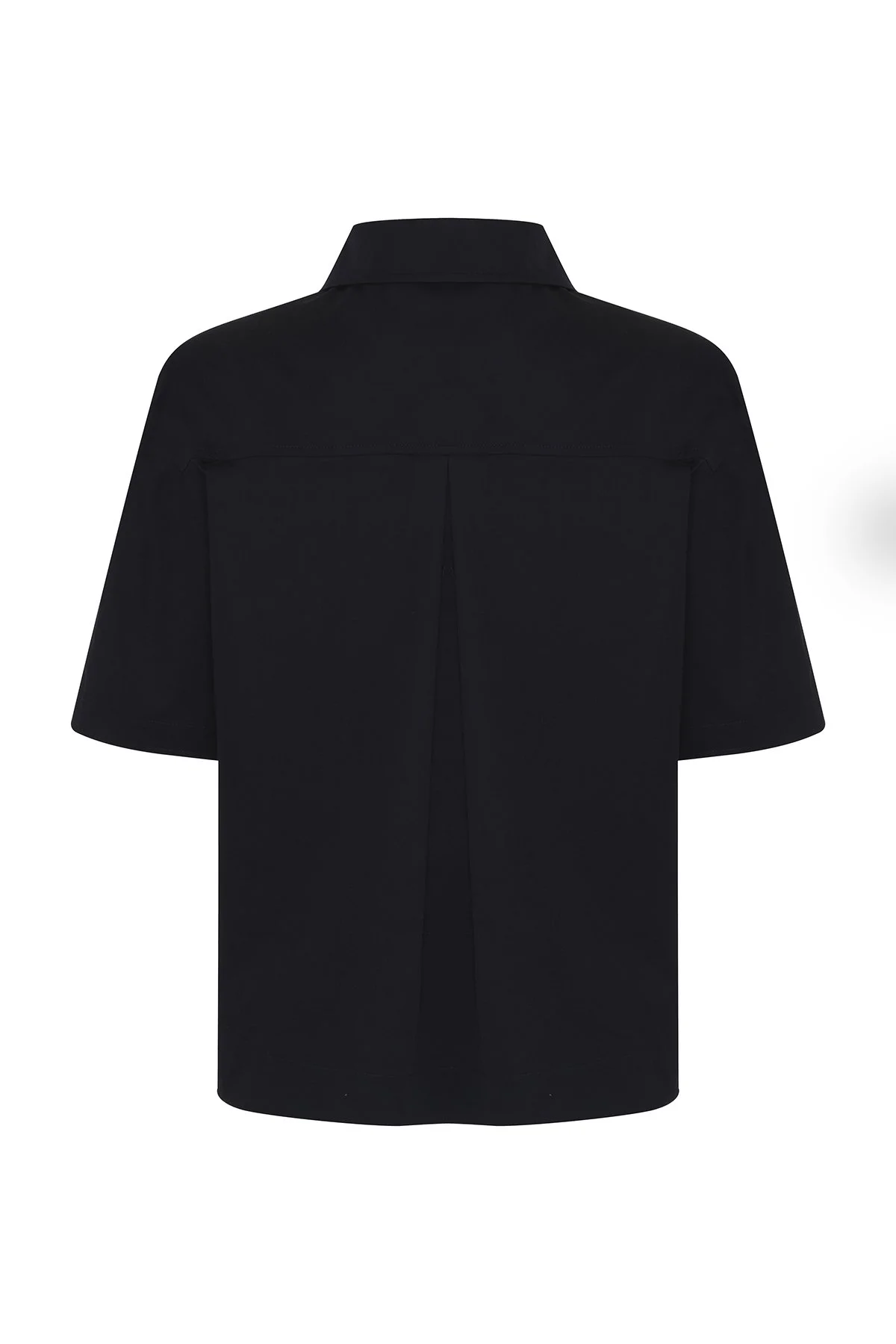 Önden Fermuarlı Çift Cepli Mont Ceket Lacivert - 6