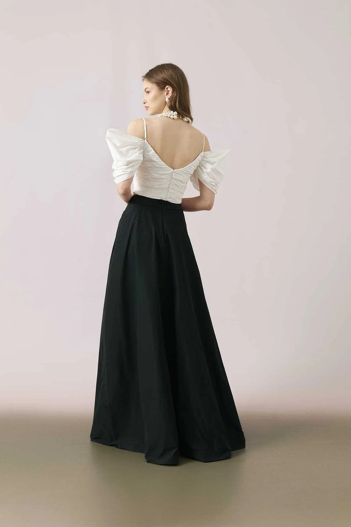 Maksi Boy Tafta Etek Siyah - 2