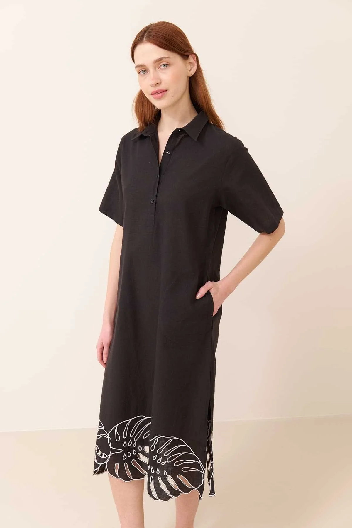 Midi Boy Elbise Standart Renk - 4