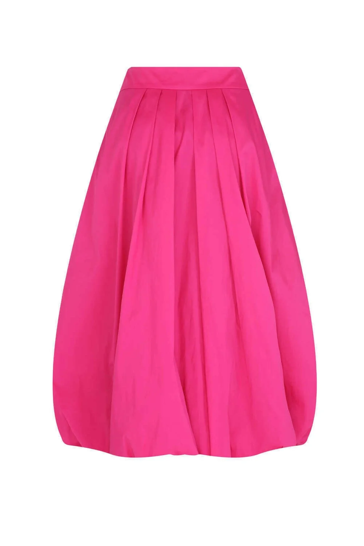 Midi Boy Tafta Etek Fuşya - 5