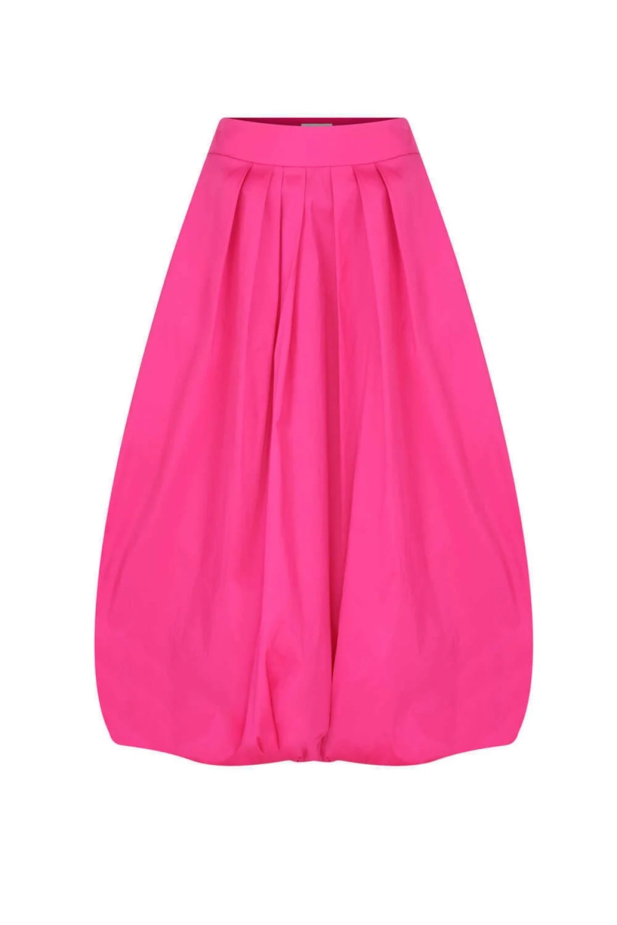  Midi Boy Tafta Etek Fuşya - 4
