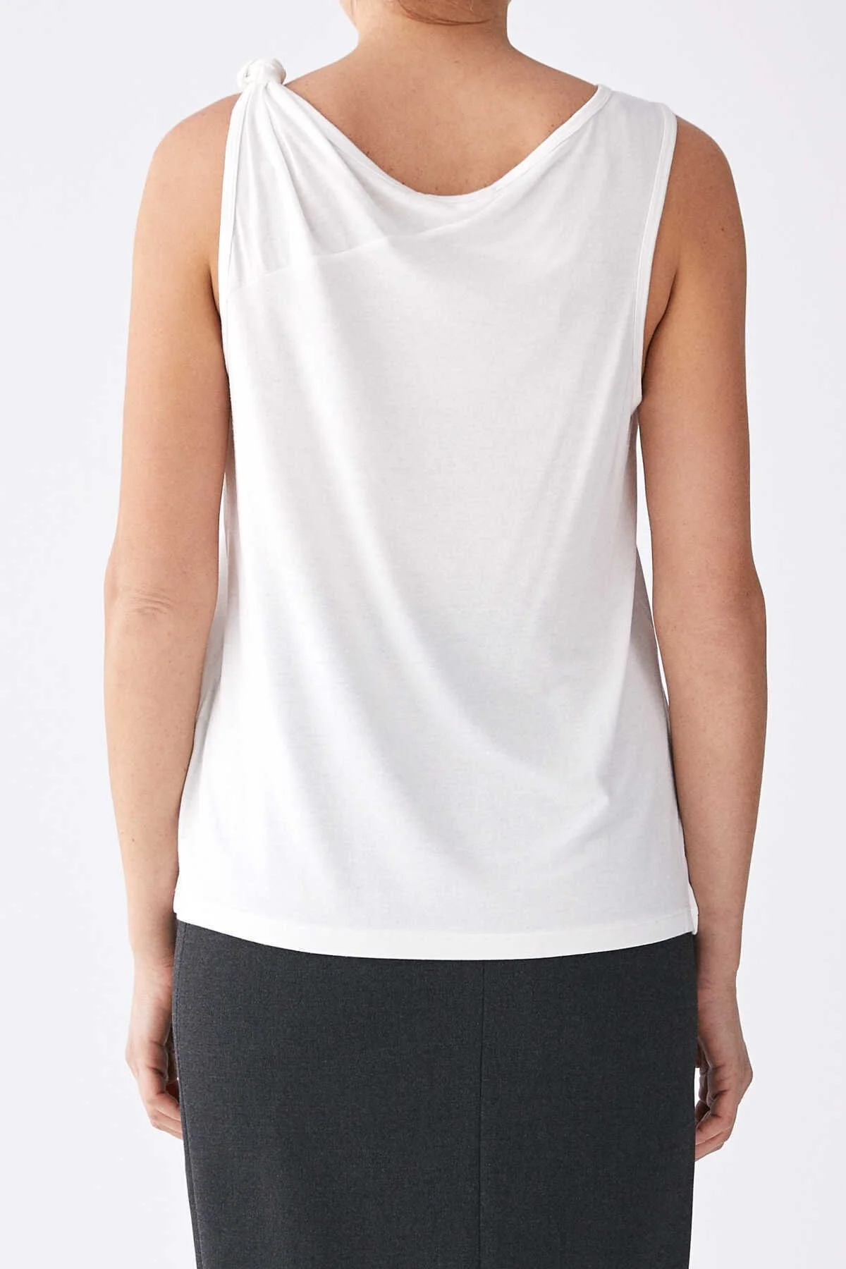 Omuz Detaylı Atlet Ekru - 2