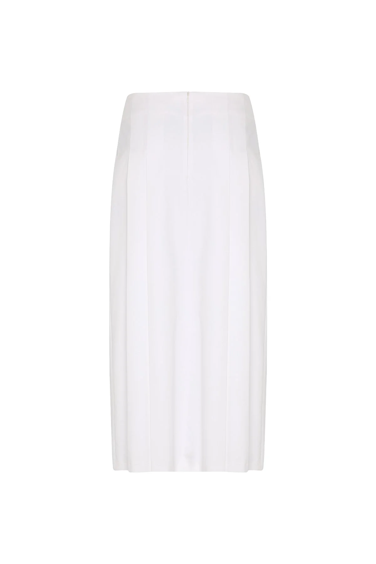 Pileli Etek Beyaz - 2