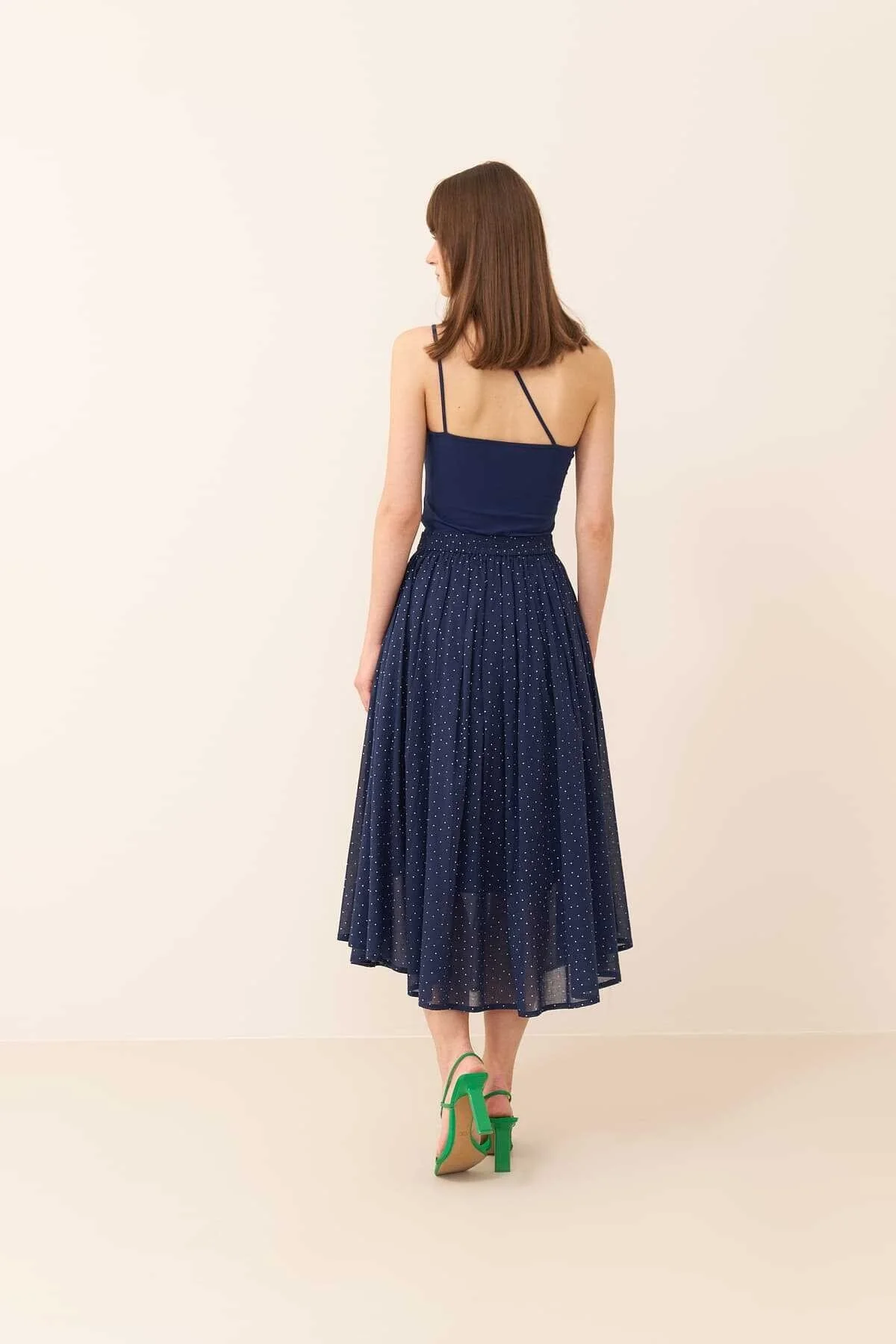 Pileli Midi Boy Etek Standart Renk - 2