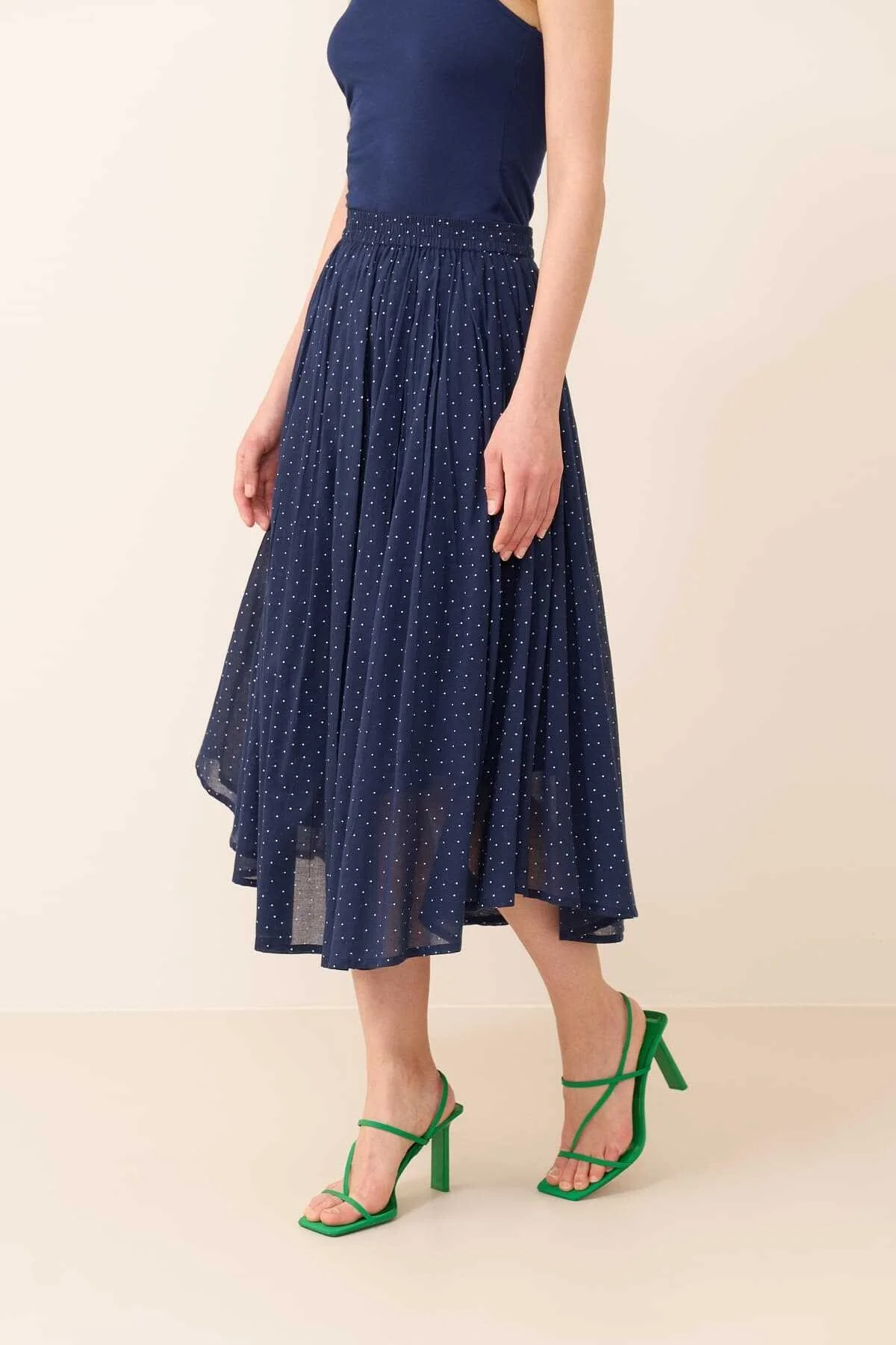 Pileli Midi Boy Etek Standart Renk - 4