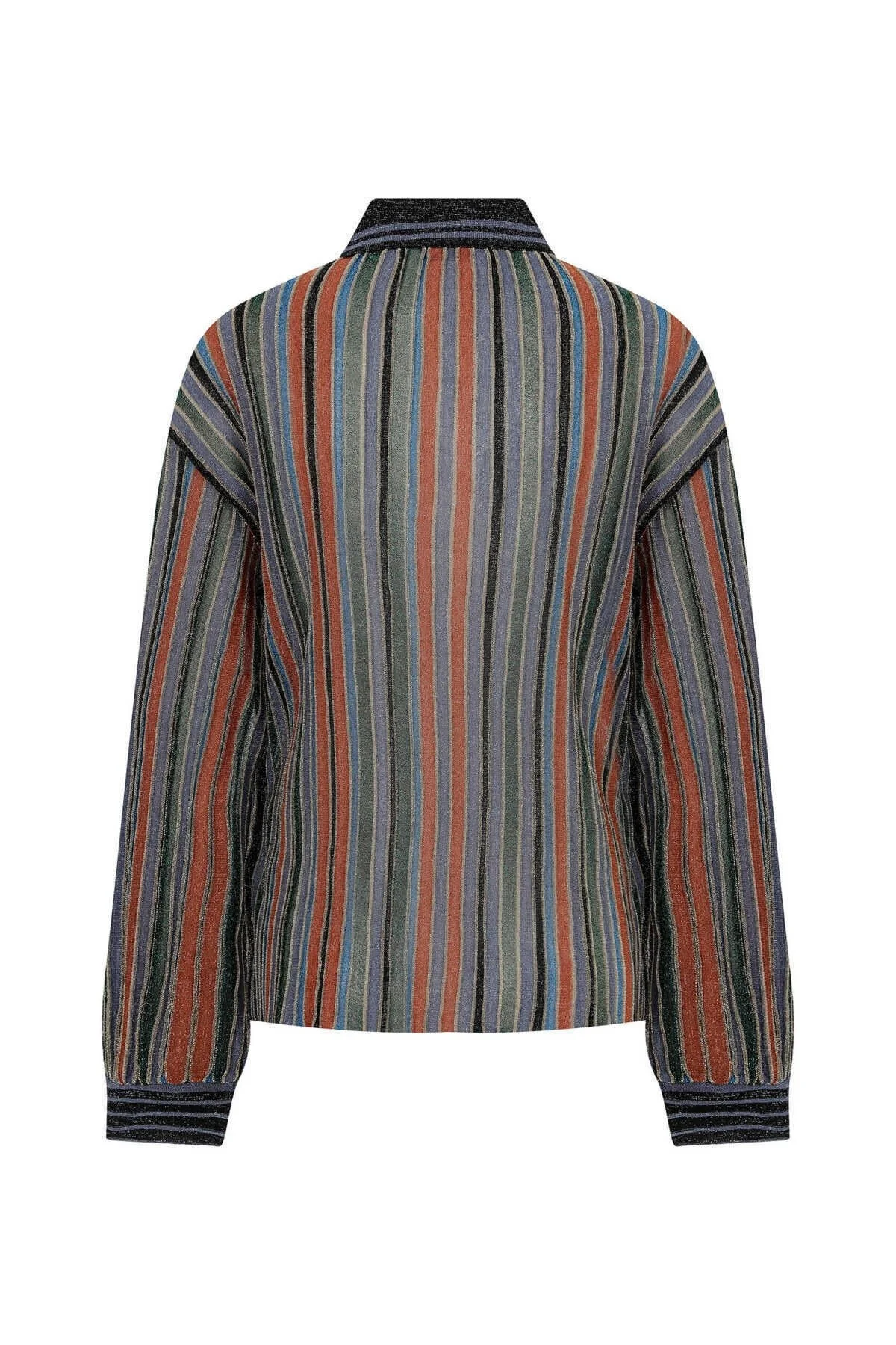  Polo Yaka Triko Bluz Standart Renk - 5