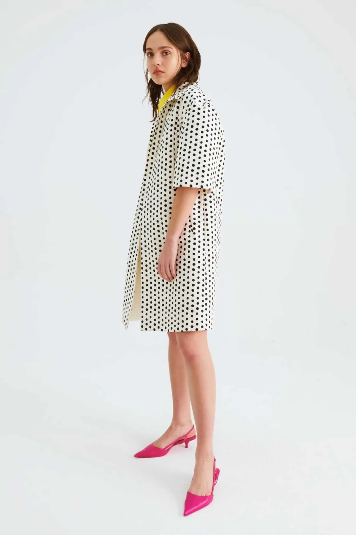 Puantiyeli Kap Siyah-Ekru - 3