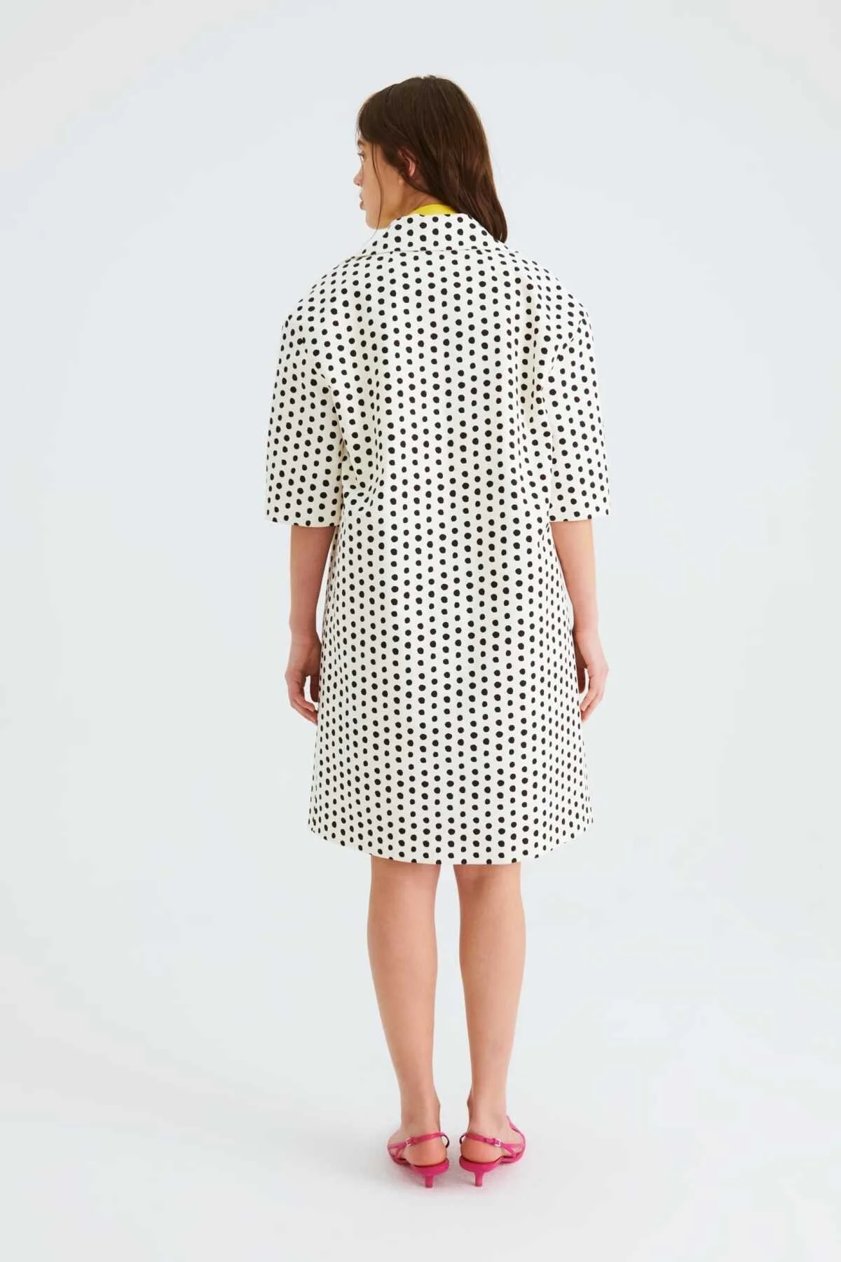 Puantiyeli Kap Siyah-Ekru - 2