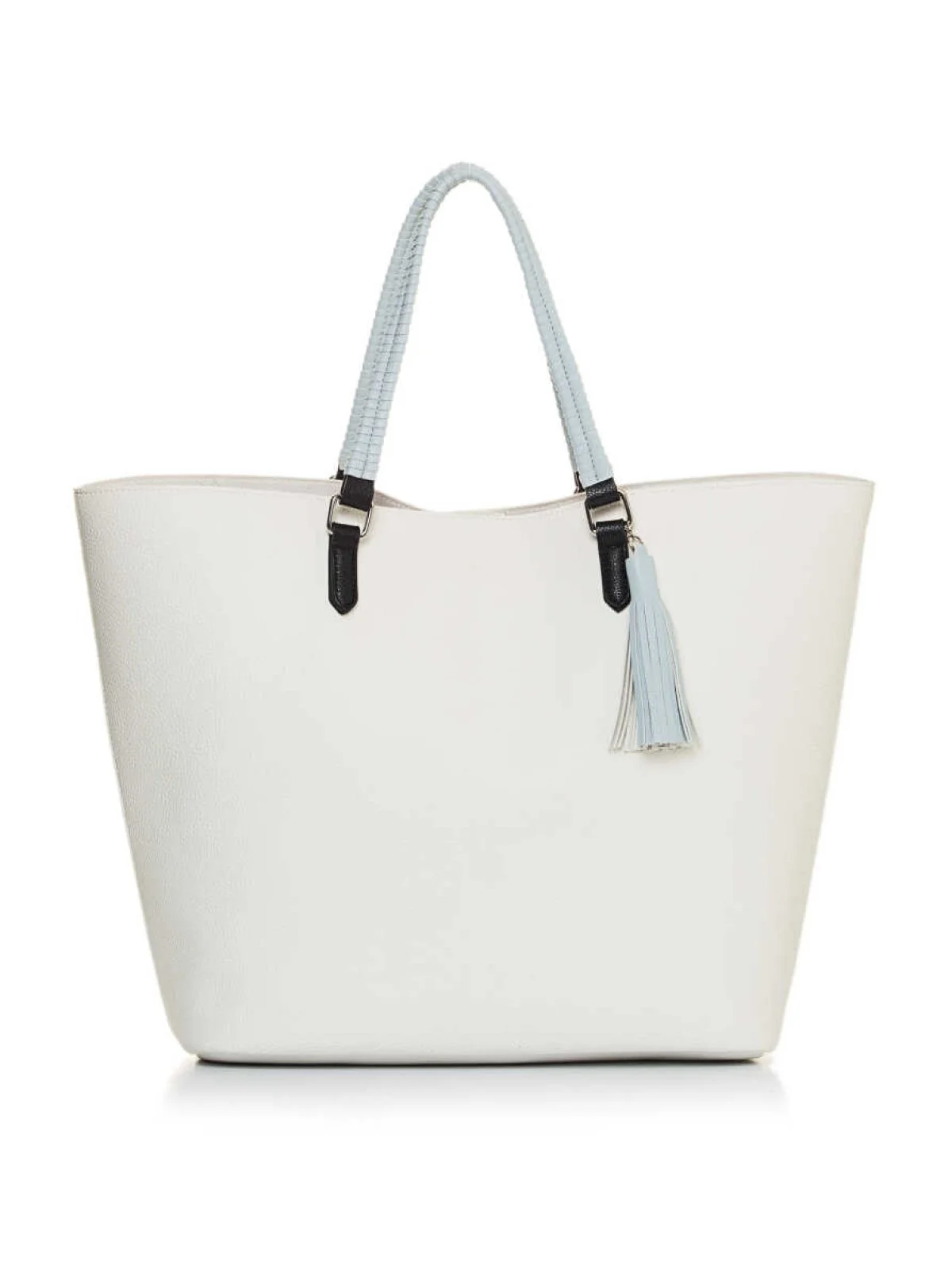 Püskül Detaylı Omuz El Çantası Standart Renk - 1