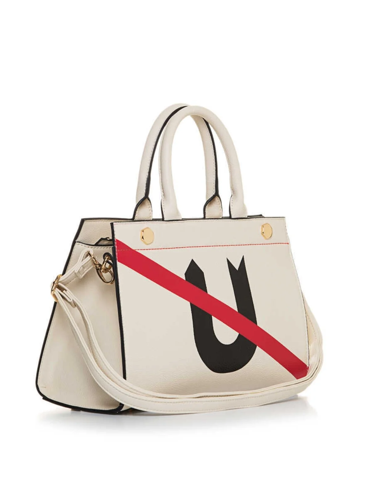 Renkli Baskı Detaylı Omuz Askılı El Çantası Standart Renk - 3