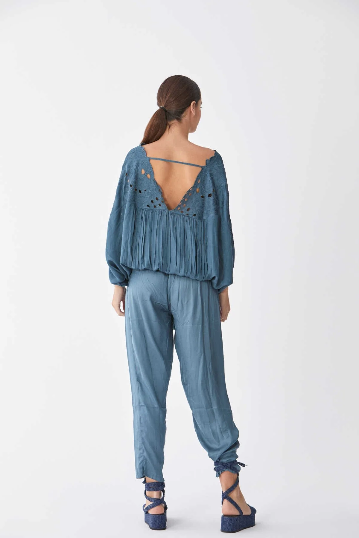 Şalvar Model Kadın Pantolon Standart Renk - 2