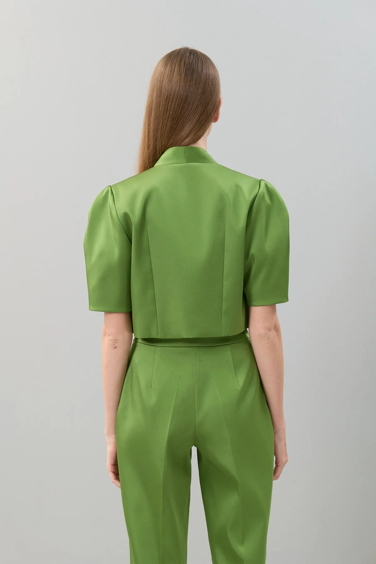 Saten Bolero Yeşil - 2