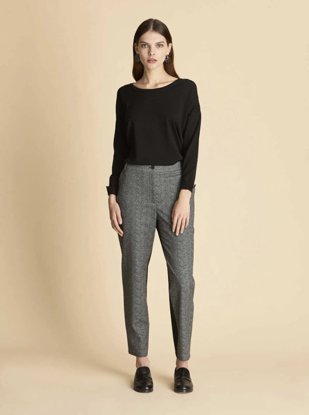  Şerit Detaylı Pantolon Standart Renk - 1