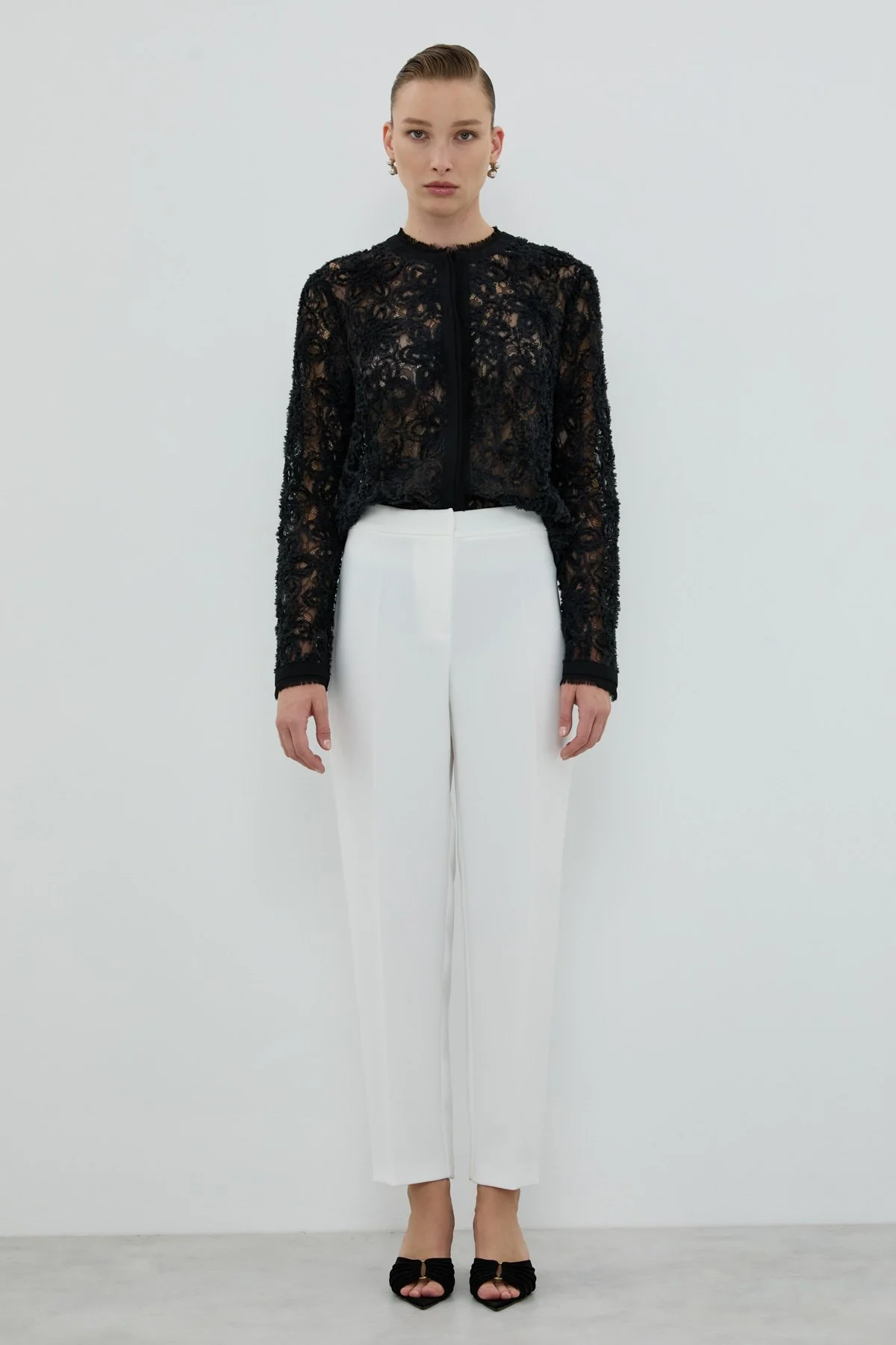 Sigaret Pantolon Beyaz - 3