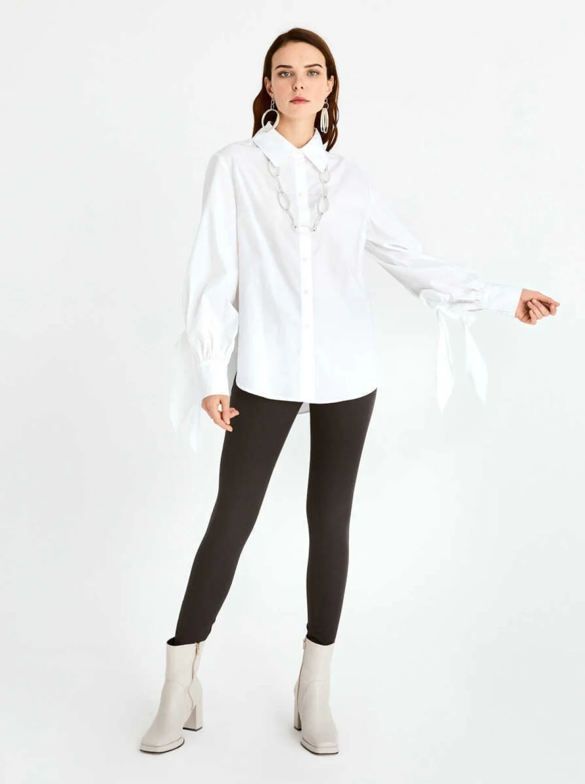  Skinny Kadın Pantolon Acı Kahve - 4