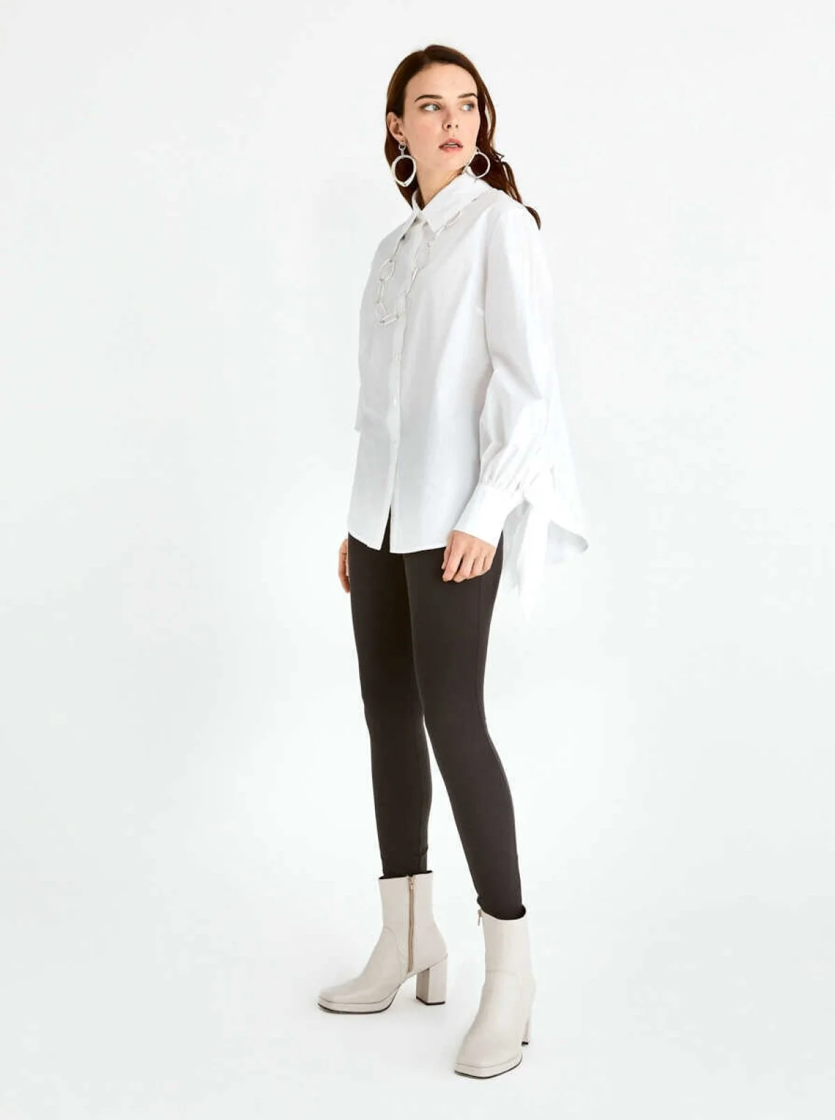  Skinny Kadın Pantolon Acı Kahve - 3
