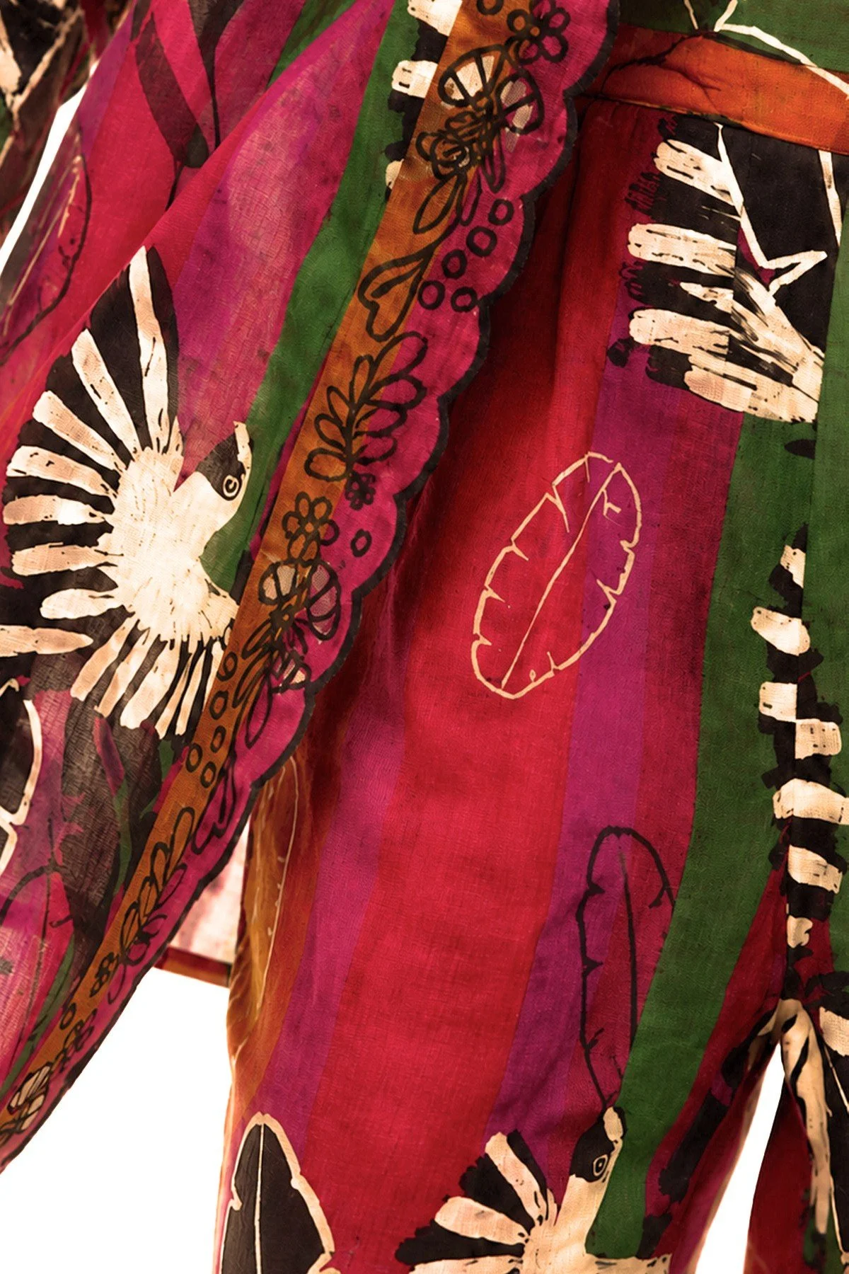 Yakası Nakışlı Kimono Standart Renk - 3