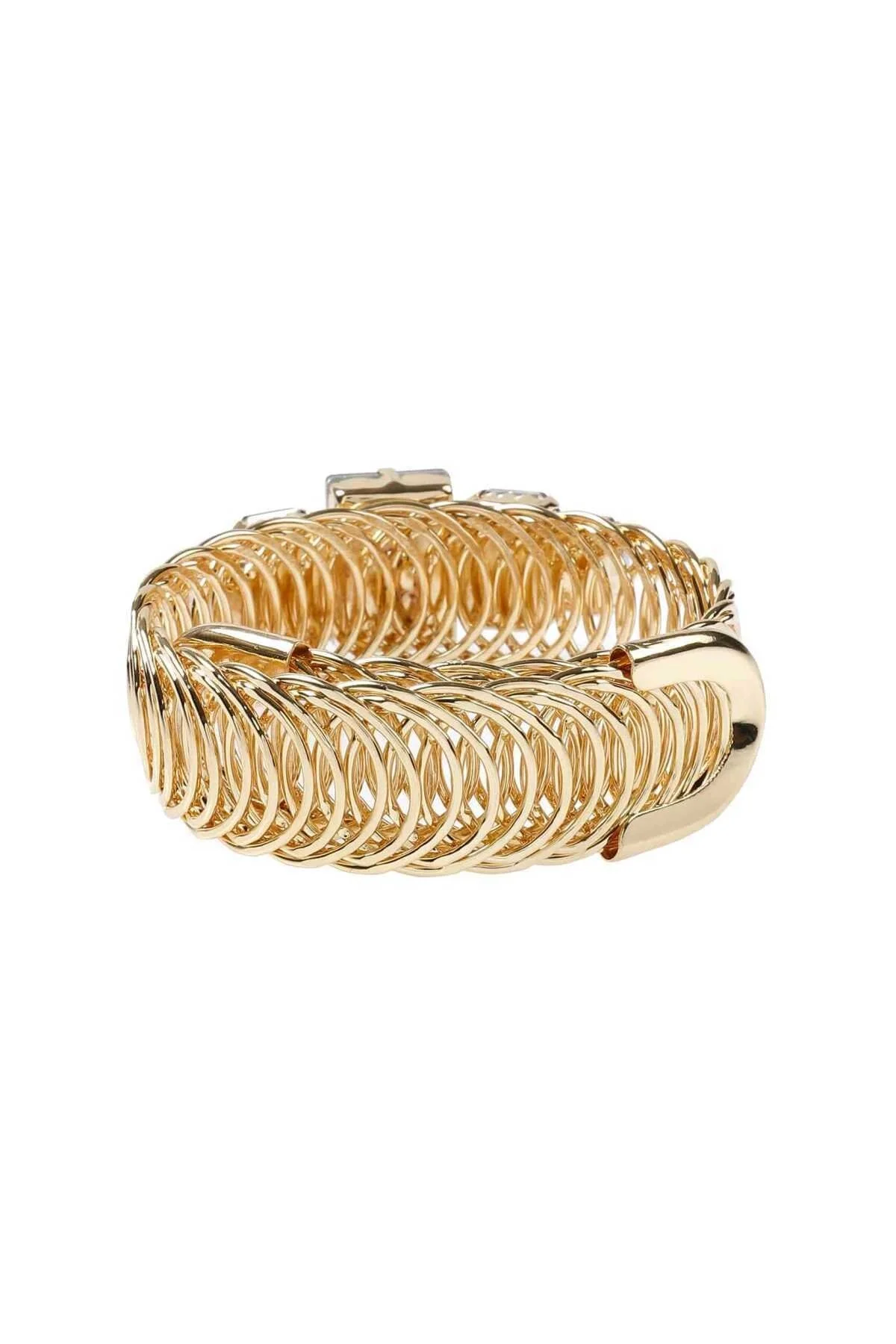 Taşlı Gold Renkli Kadın Bileklik Standart Renk - 2
