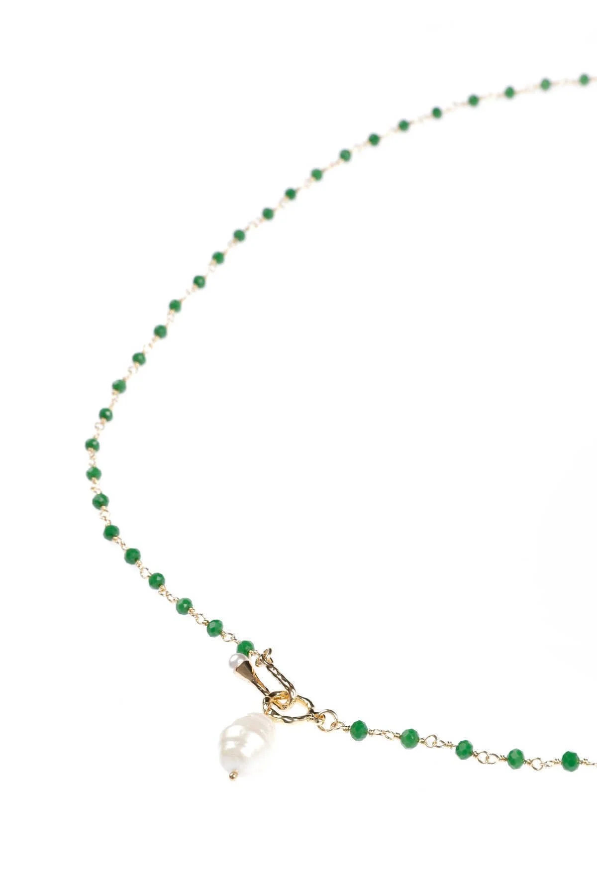 Taşlı Kadın Zincir Kolye Standart Renk - 2