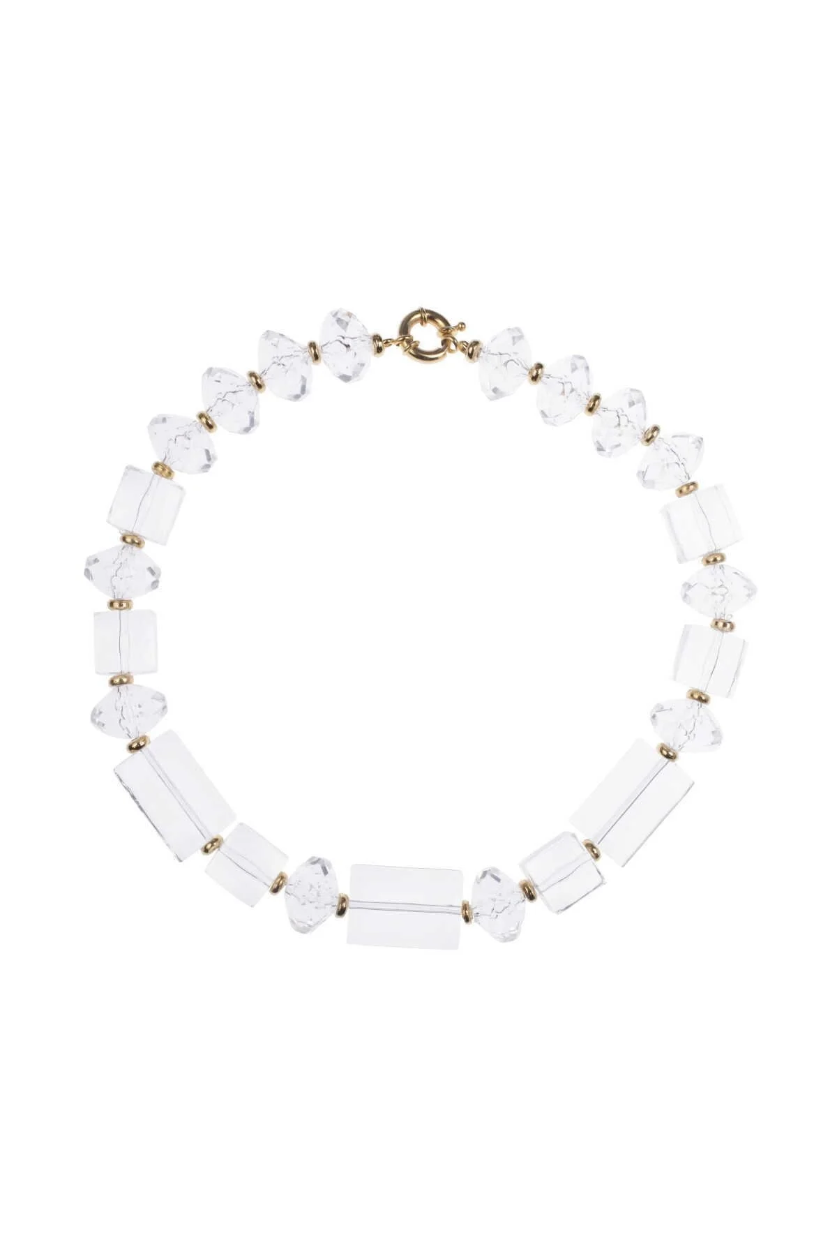  Transparan Boncuklu Kolye Standart Renk - 2