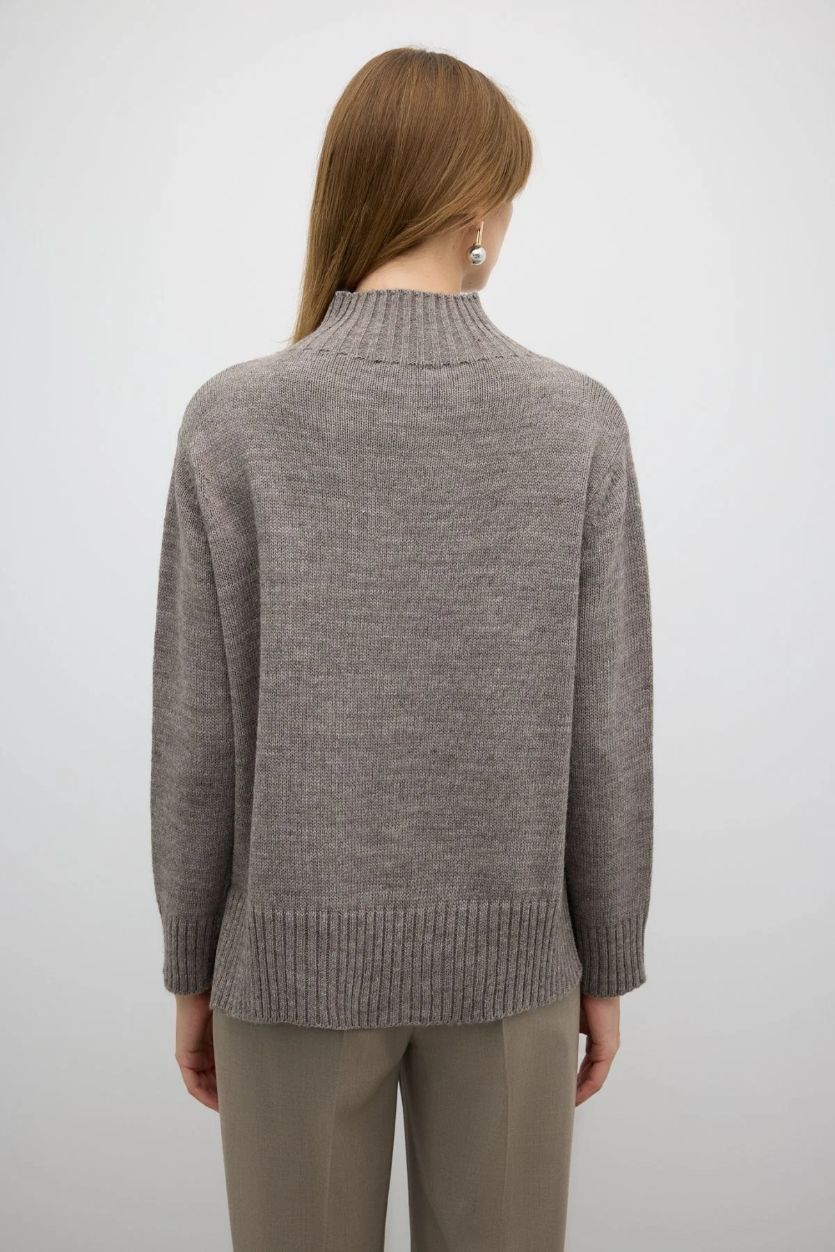 Triko Kazak Kahve Melanj - 3