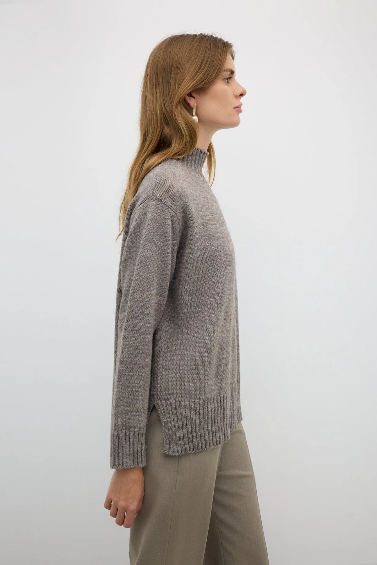 Triko Kazak Kahve Melanj - 2