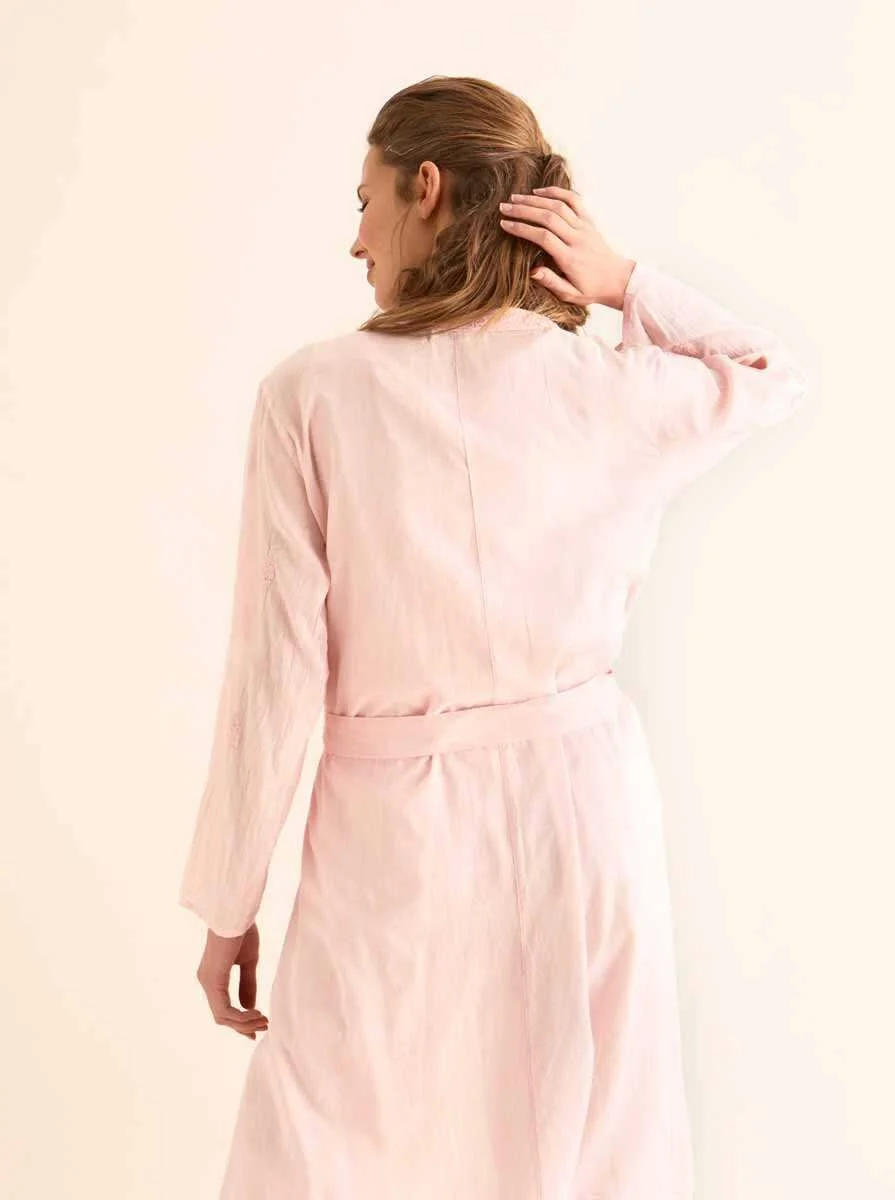 Embroidered Kimono Pink - 2