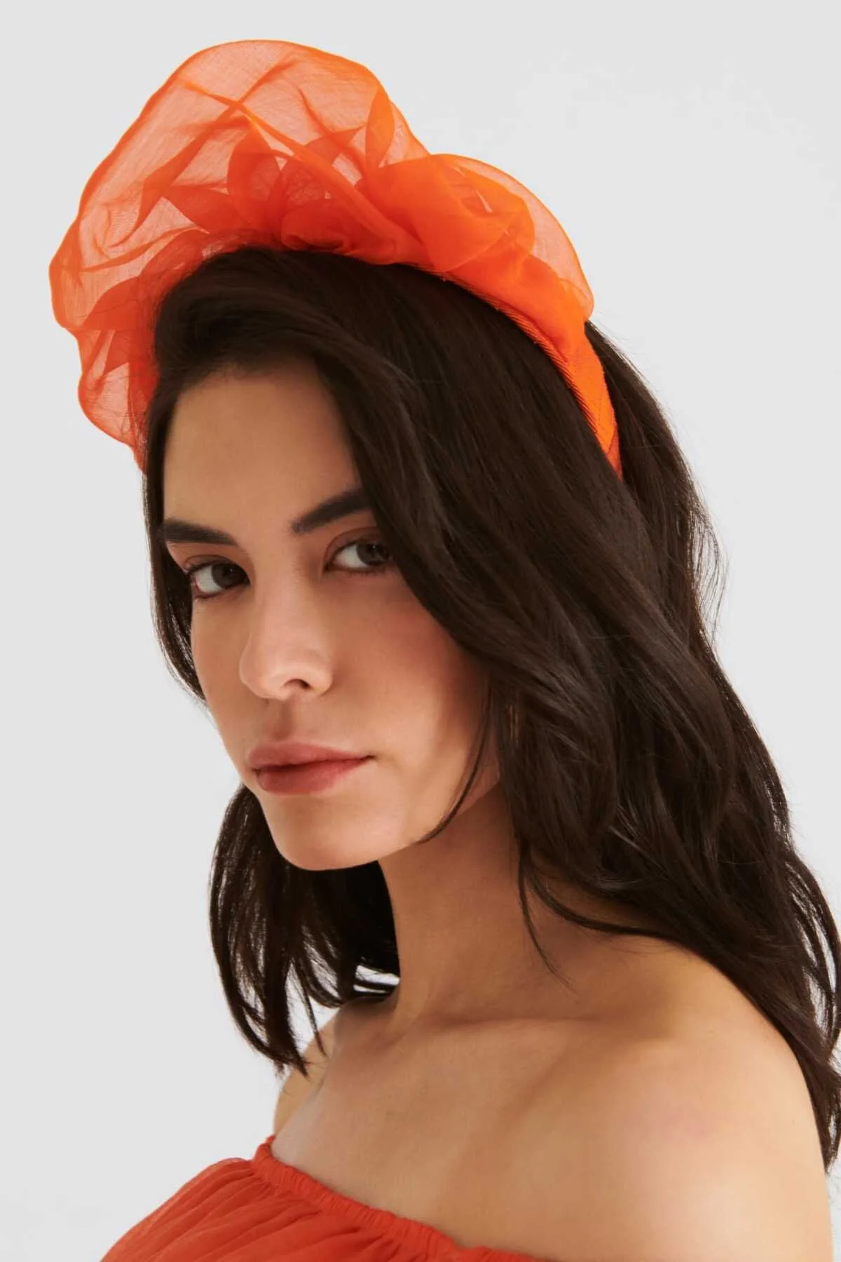 Renkli Kadın Taç Oranj - 1