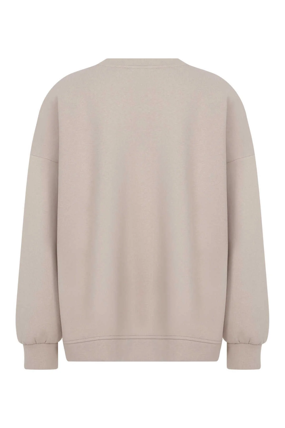 Uzun Kollu Baskılı Kadın Sweatshirt Standart Renk - 5