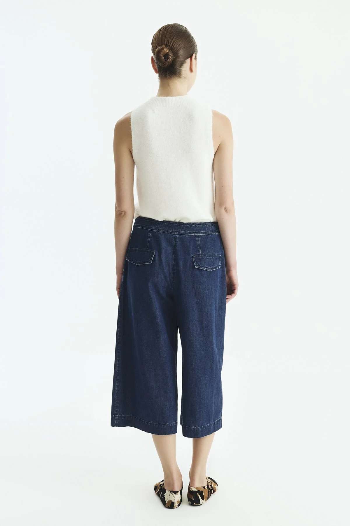 Denim Bermuda Lacivert - 2