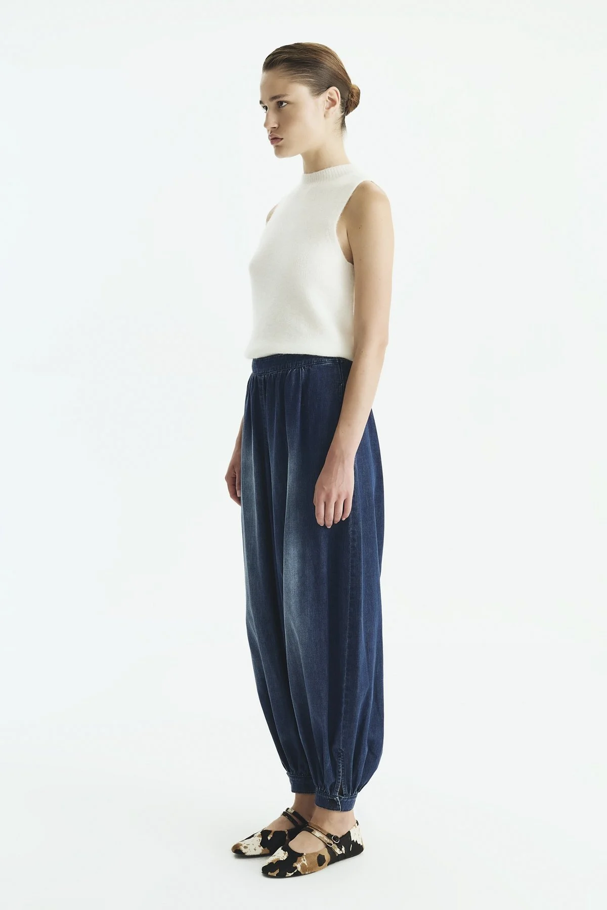 Denim Şalvar Lacivert - 3