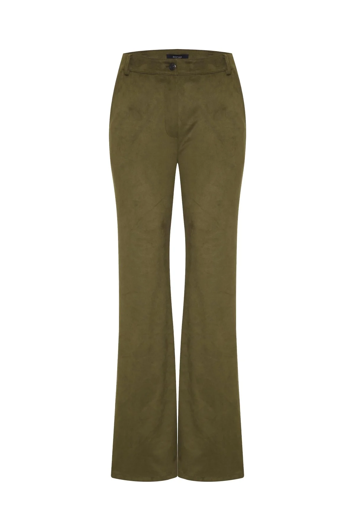 Geniş Paça Pantolon Haki - 5