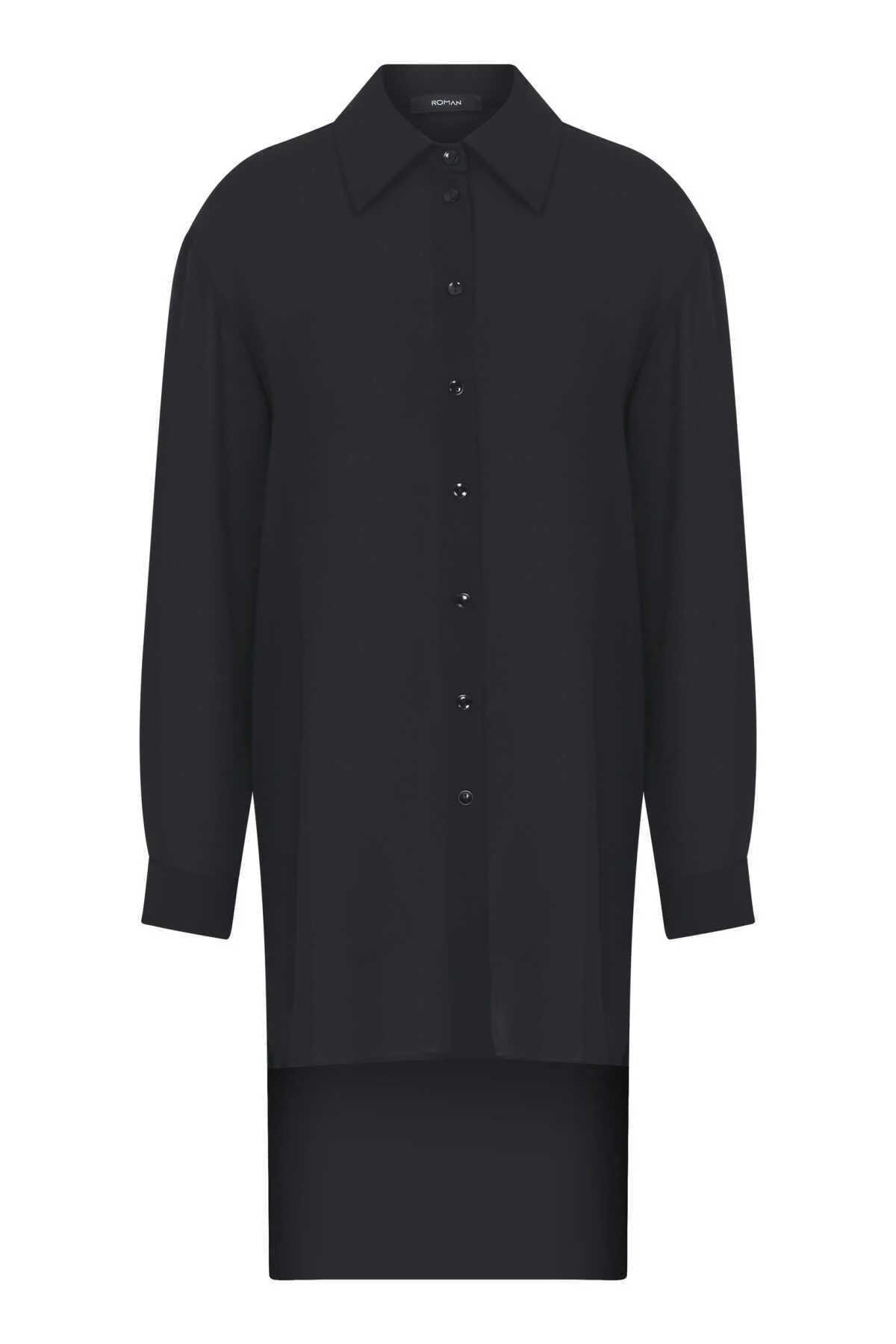 Crepe Tunik Siyah - 4