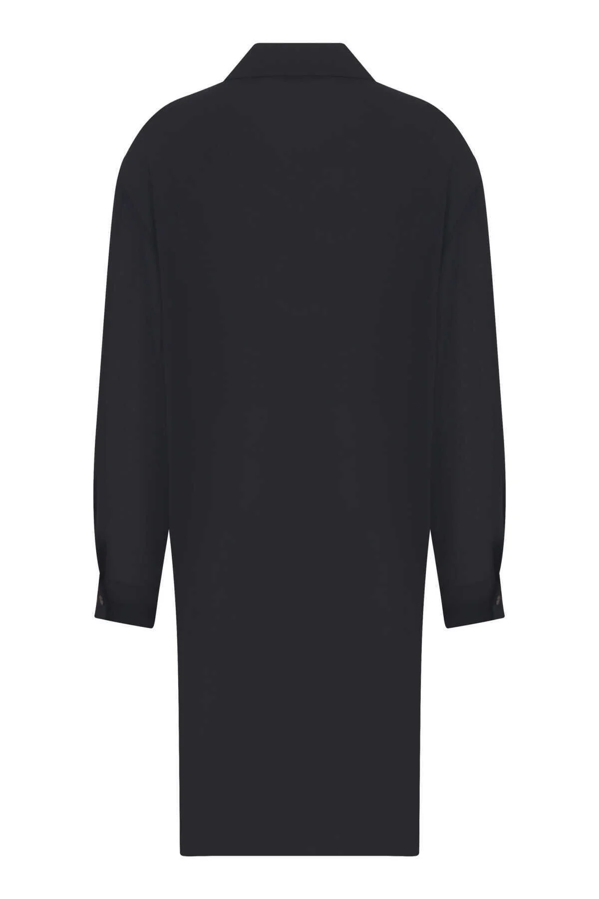 Crepe Tunik Siyah - 5