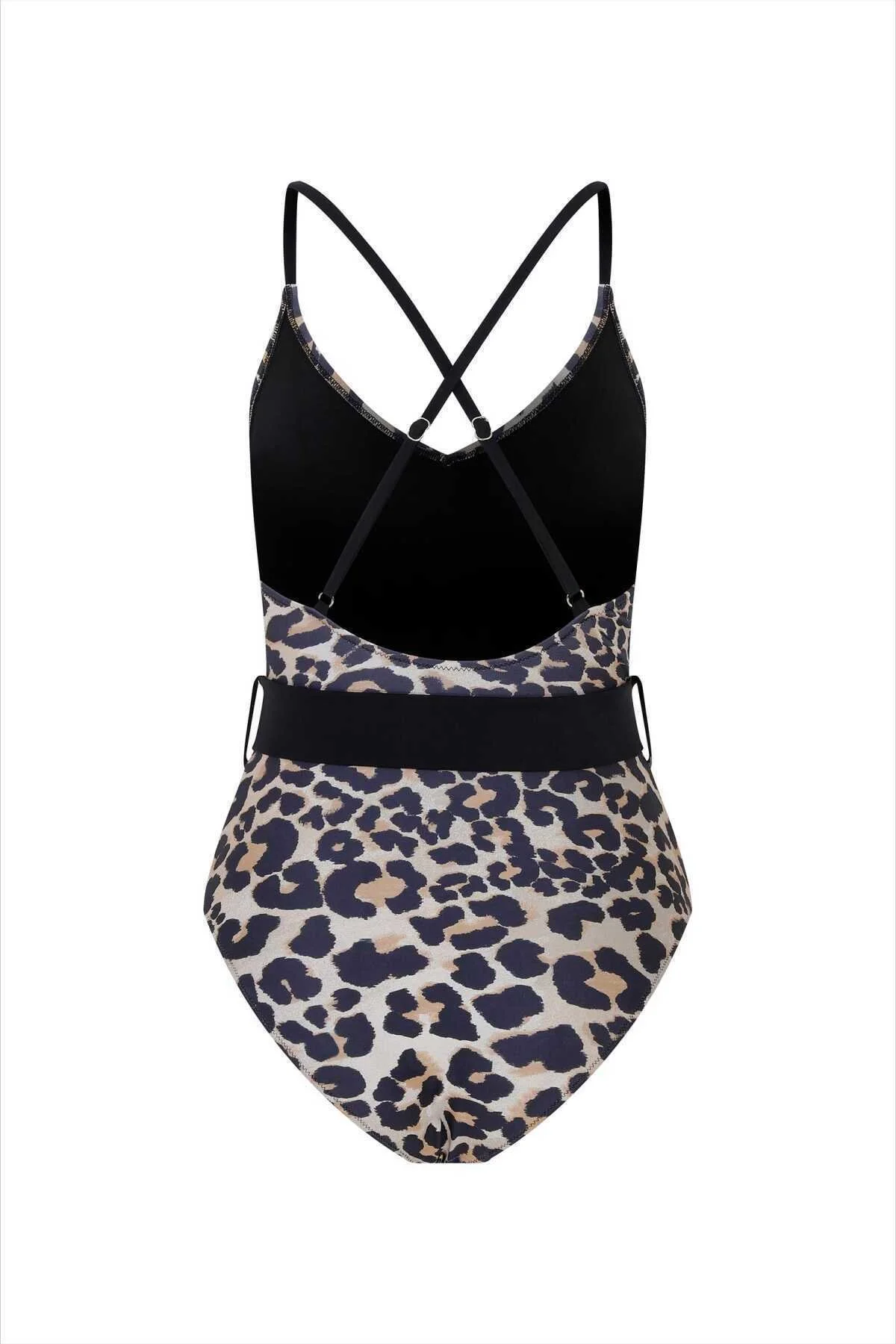 Leopar Desenli Kemerli Mayo Leopar - 5