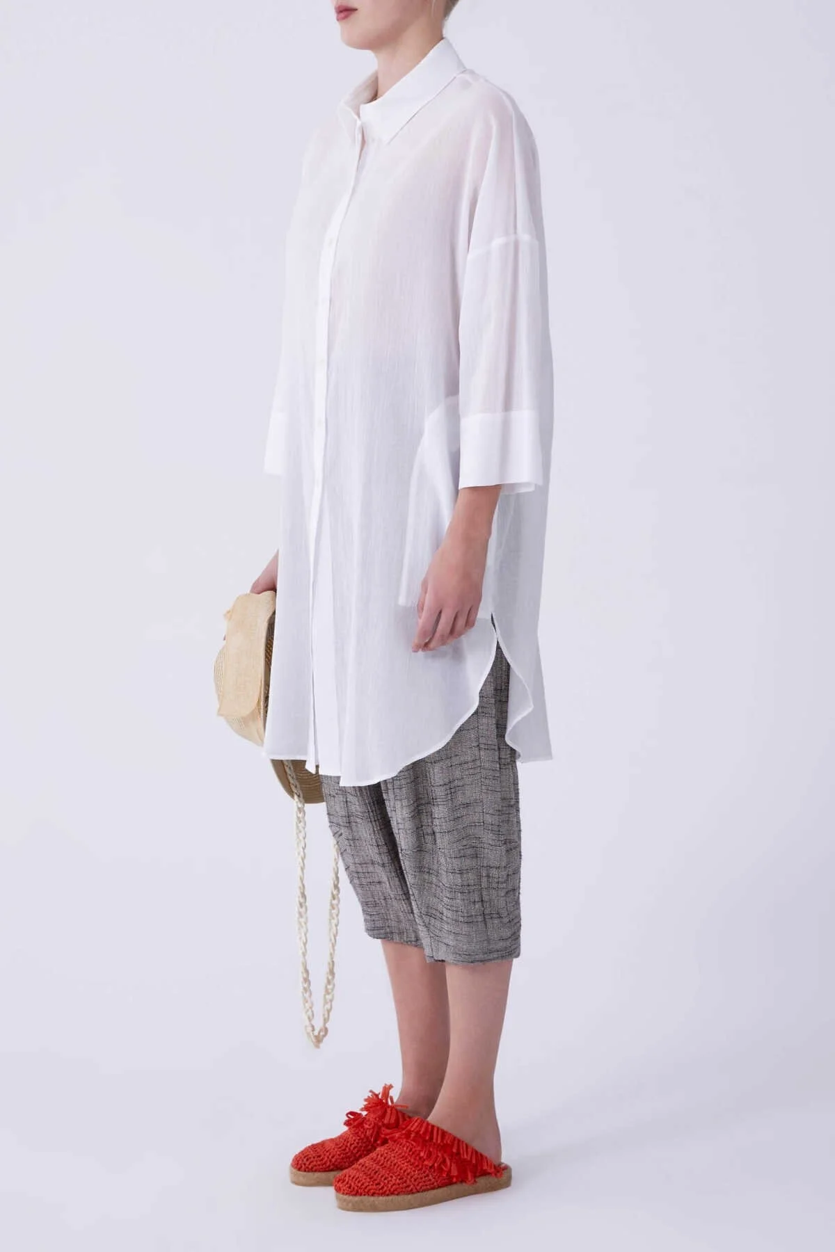 Truvakar Kol Coral Kadın Tunik Beyaz - 3