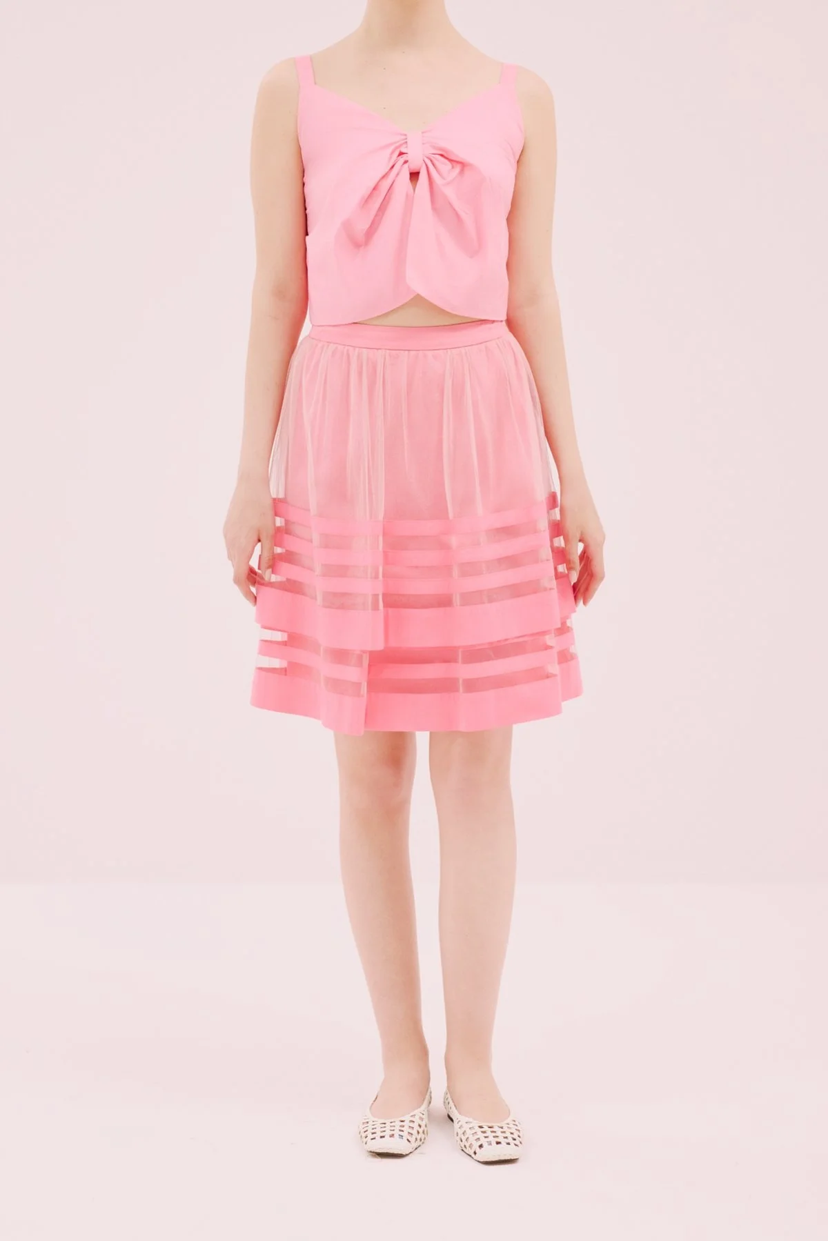Tül Etek Pembe - 1