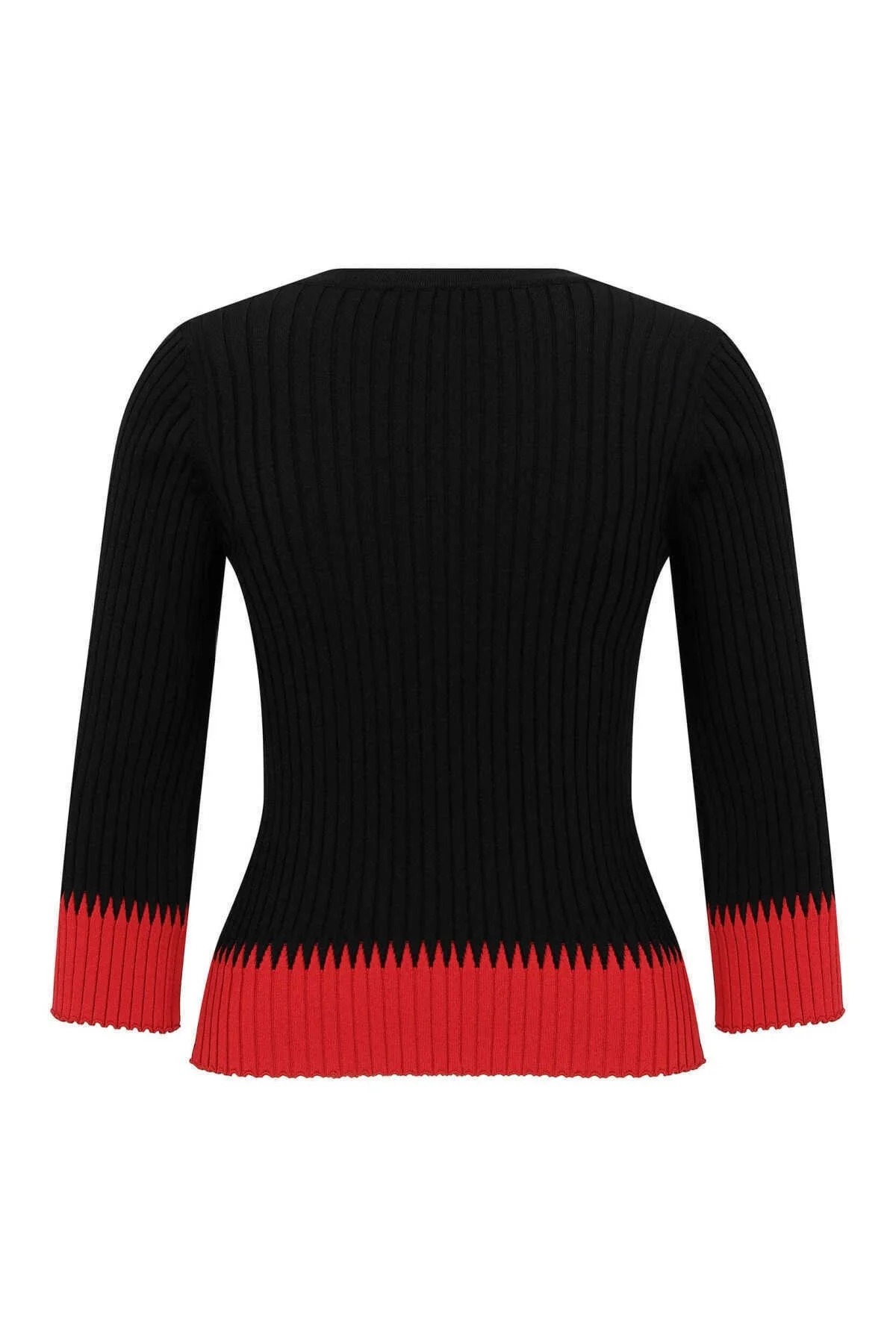  V Yaka Triko Standart Renk - 5