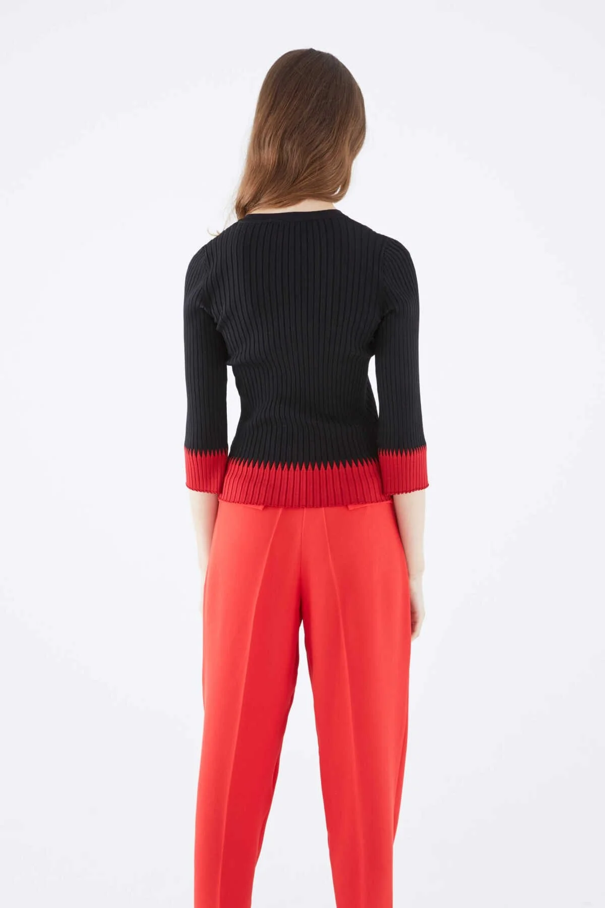  V Yaka Triko Standart Renk - 2