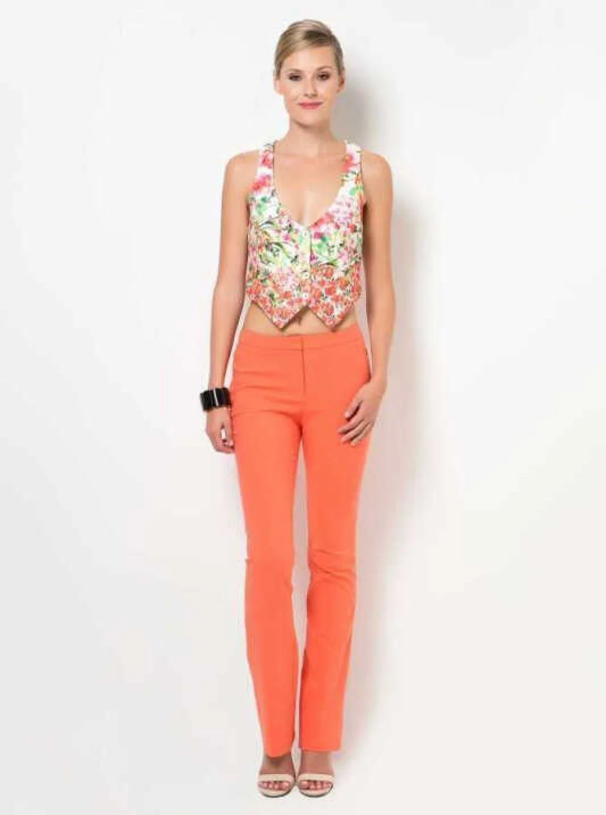 Dar Kesim Pantolon Coral - 1