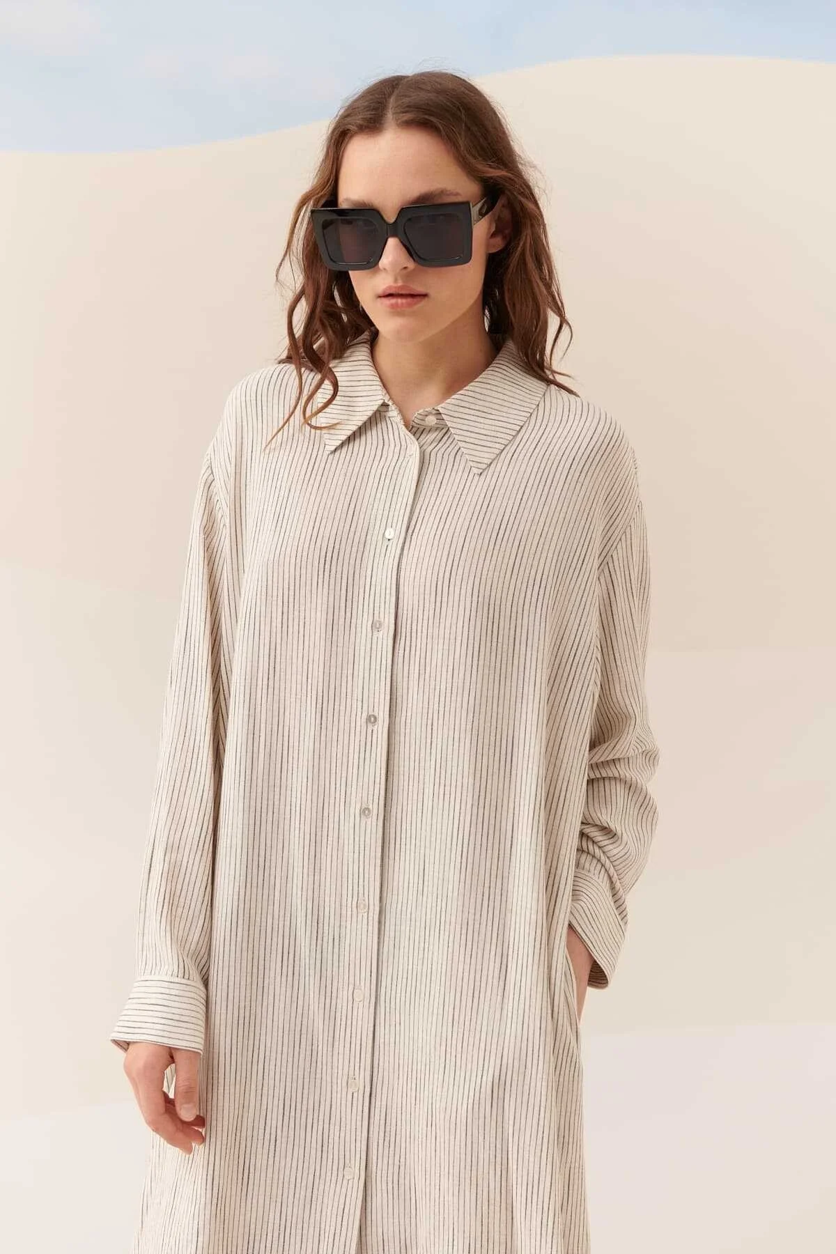 Midi Boy Günlük Elbise Standart Renk - 3