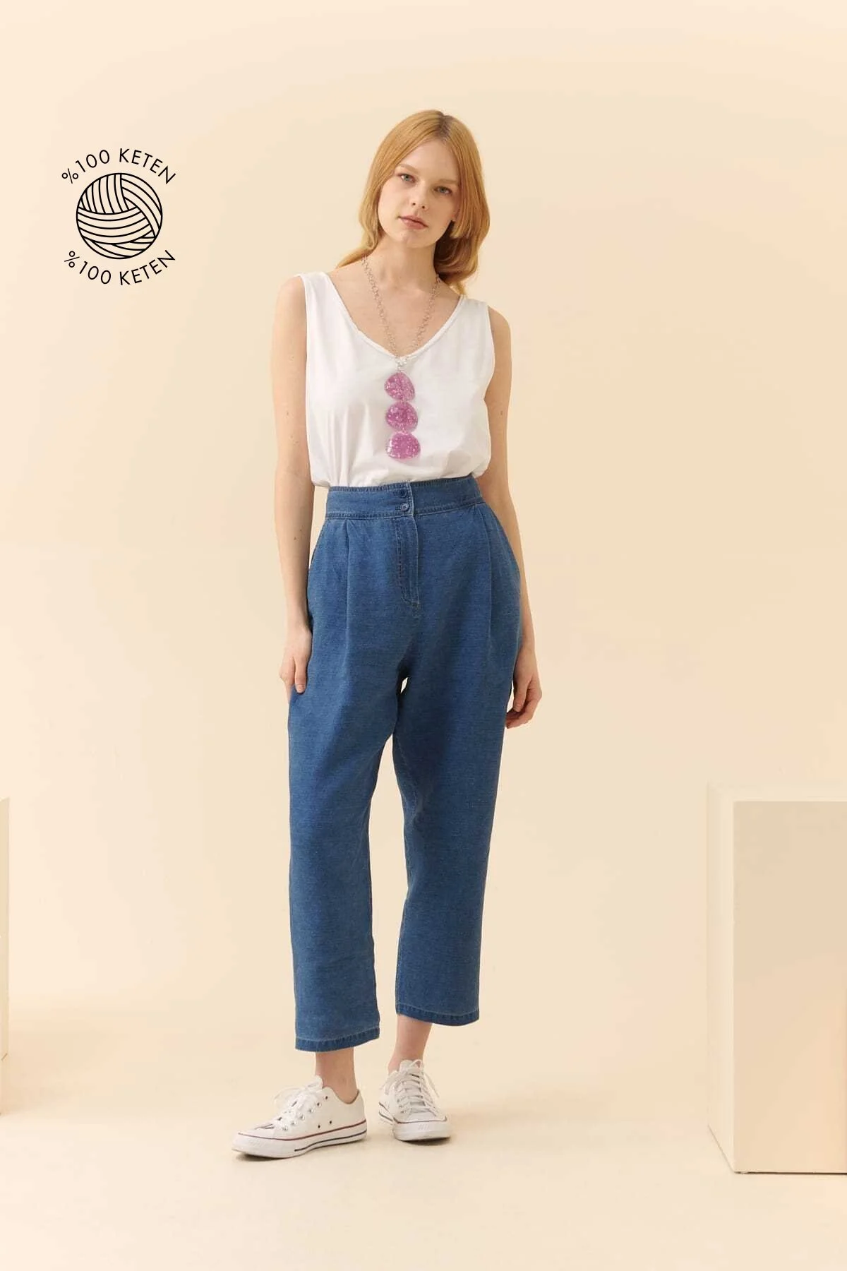 Cepli Pantolon Lacivert - 1