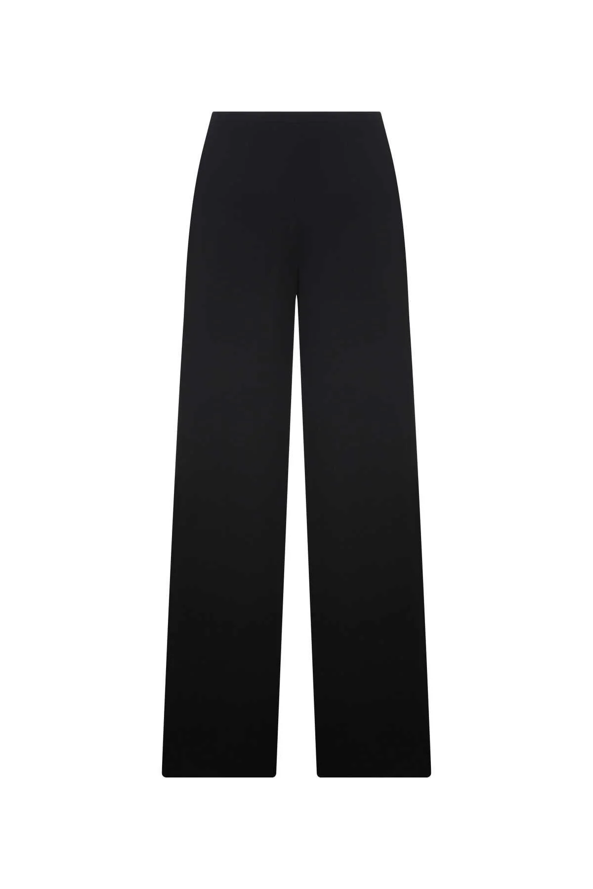 Geniş Paça Pantolon Siyah - 5