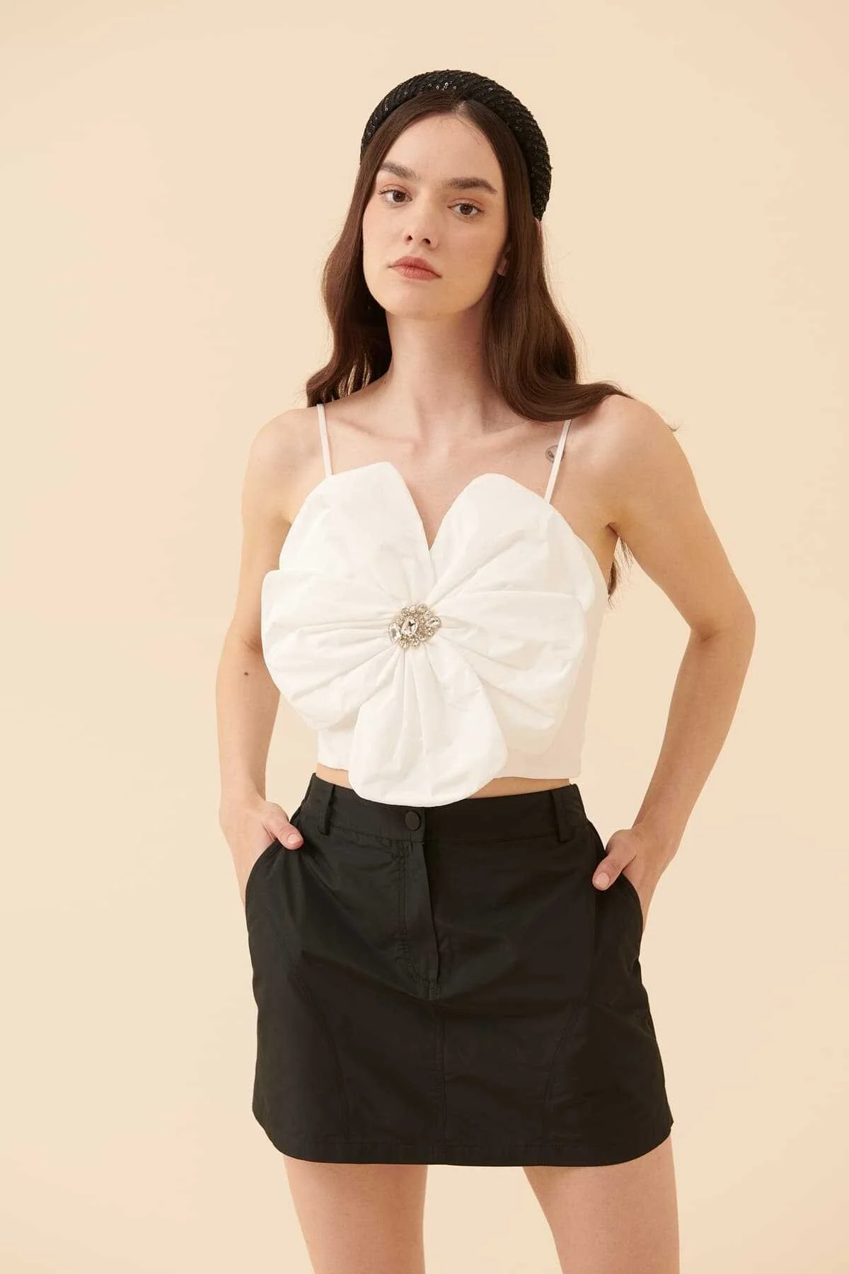 Etek Şort Siyah - 1