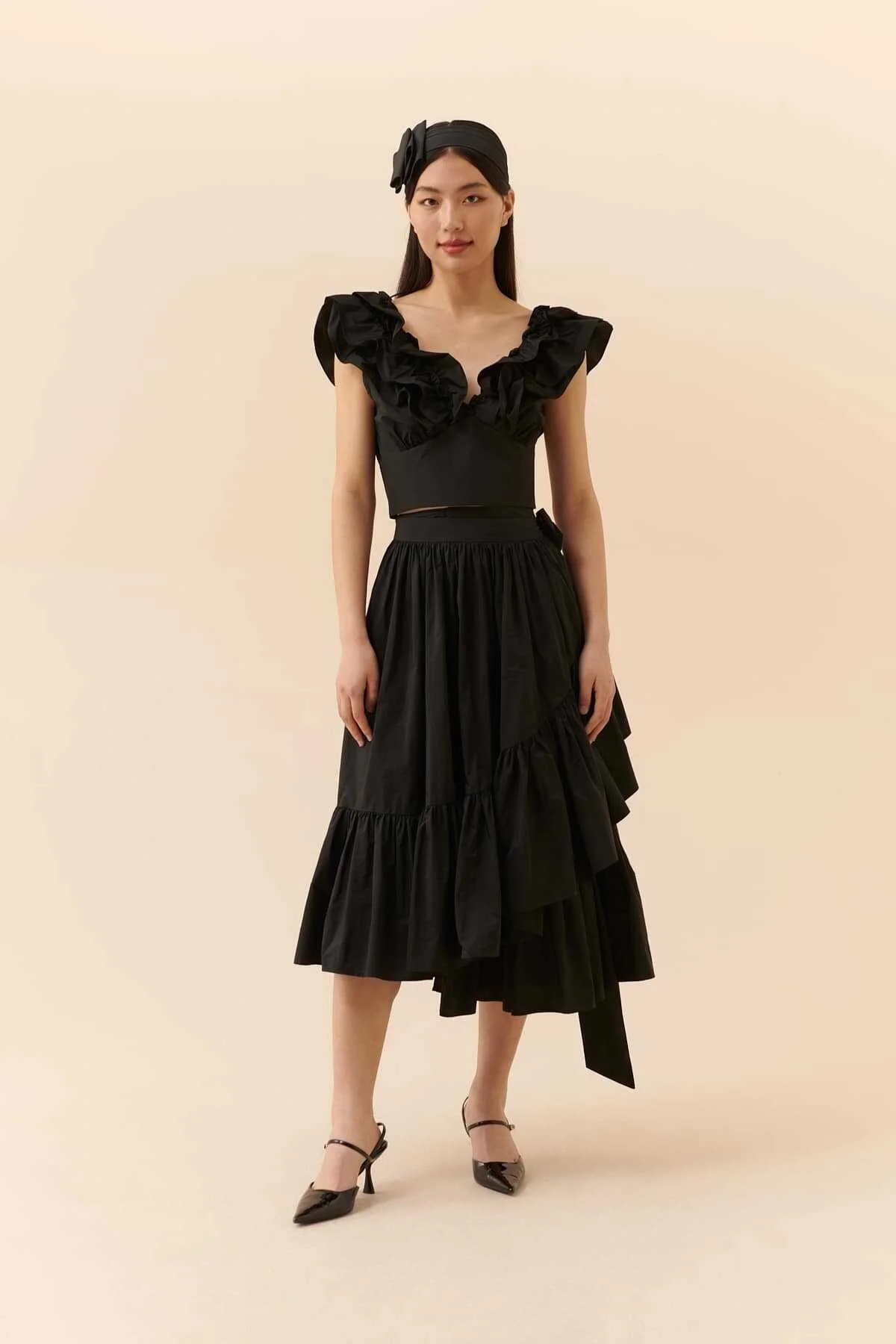 Abiye Bluz Siyah - 1