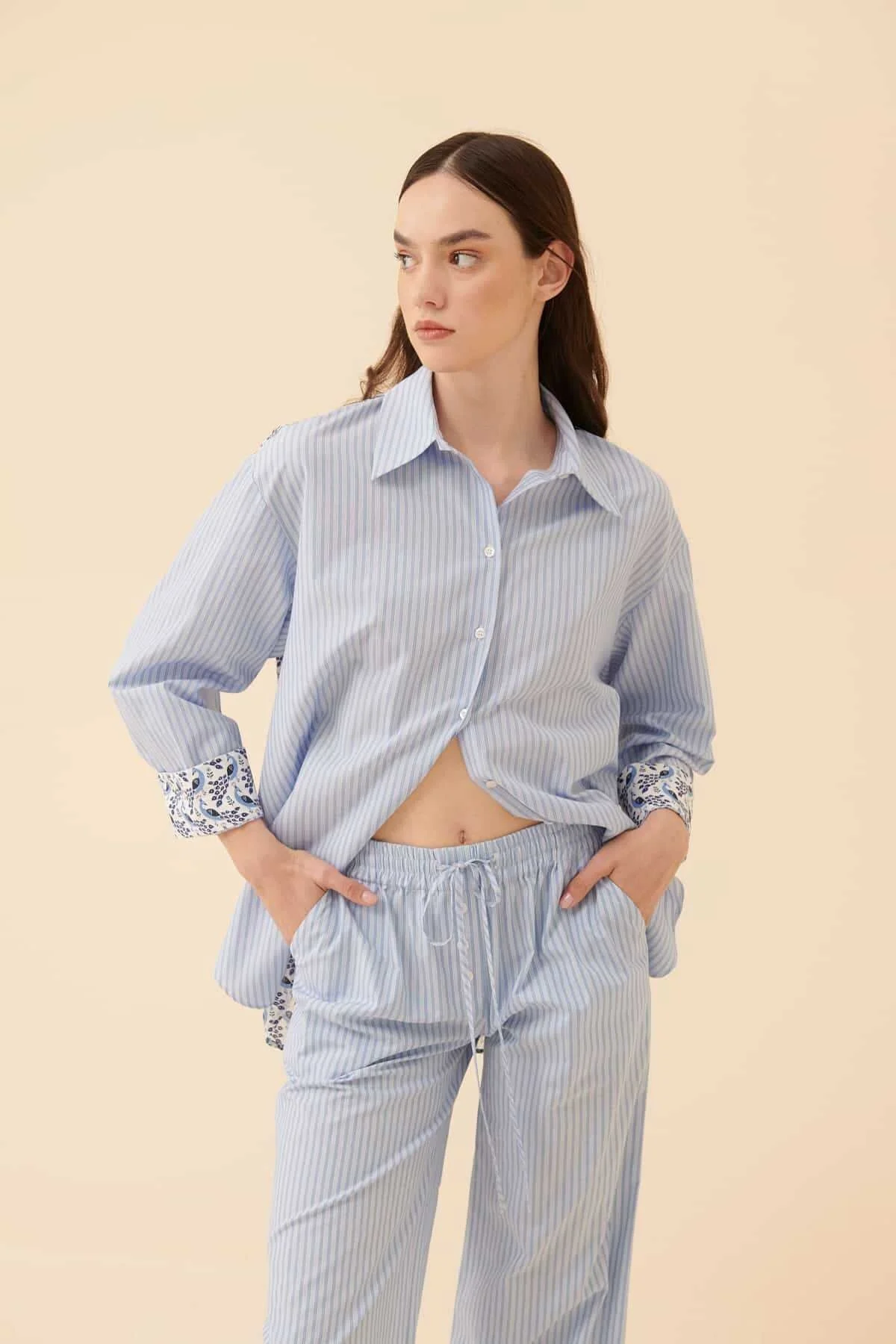 Çizgili Gömlek Standart Renk - 4