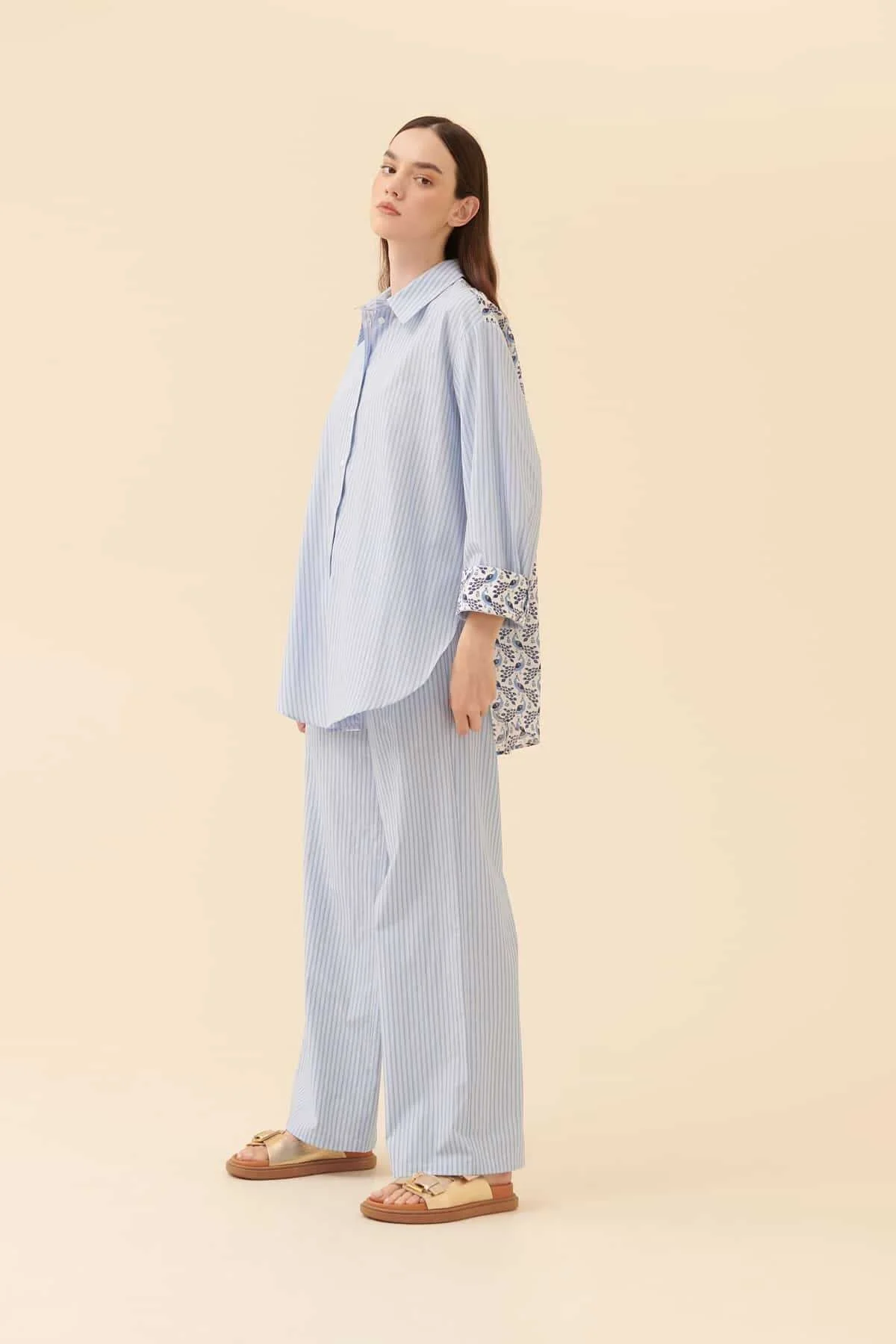 Çizgili Gömlek Standart Renk - 5